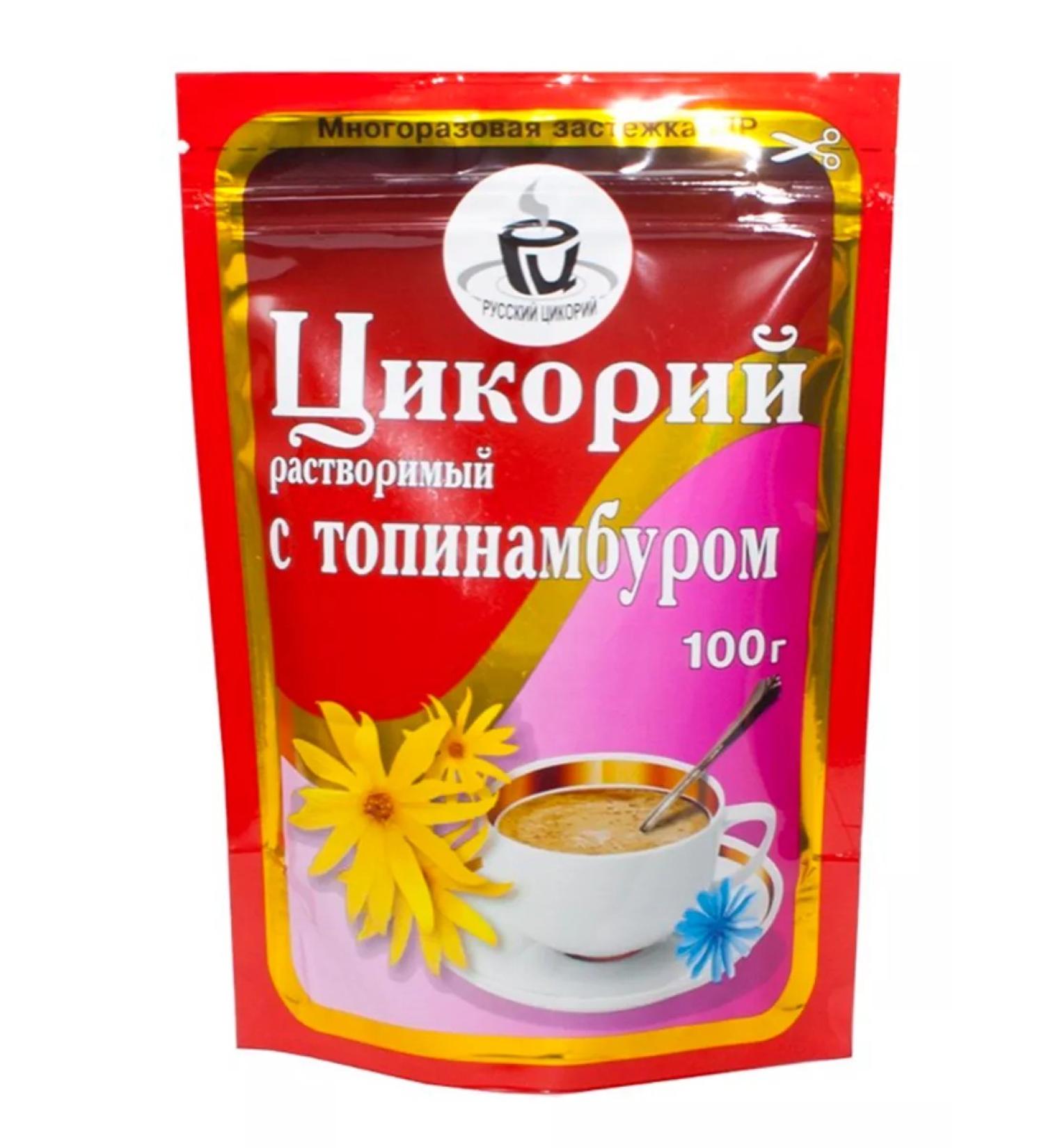 RUSSIAN CHICORY Soluble chicory natural Jerusalem artichoke 100 g - Buy Online on GoSupps.com
