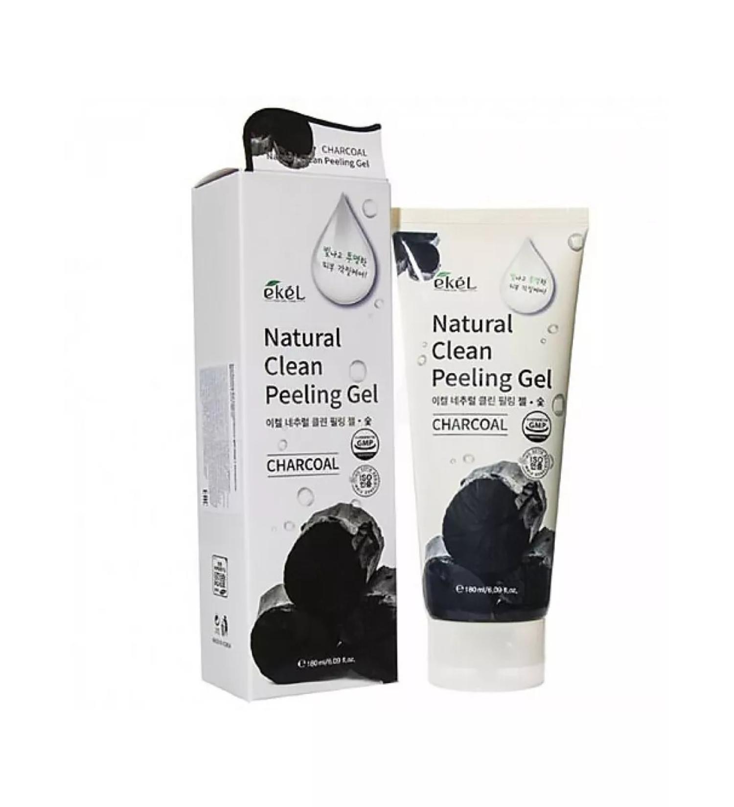 EKEL Facial gel with wood coal extract 100ml