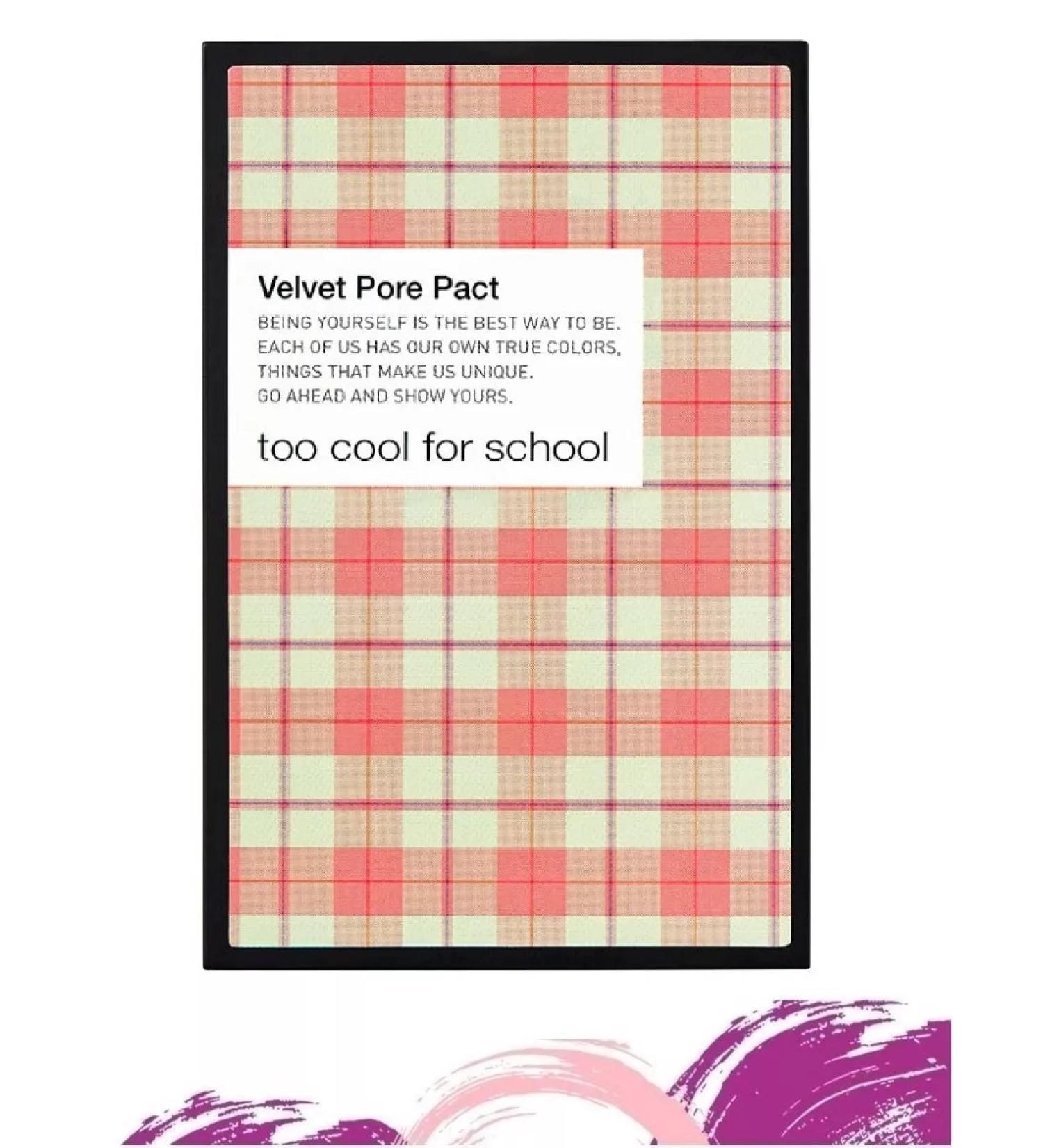 too cool for school Velvet Pore Pact - Buy Online on GoSupps.com