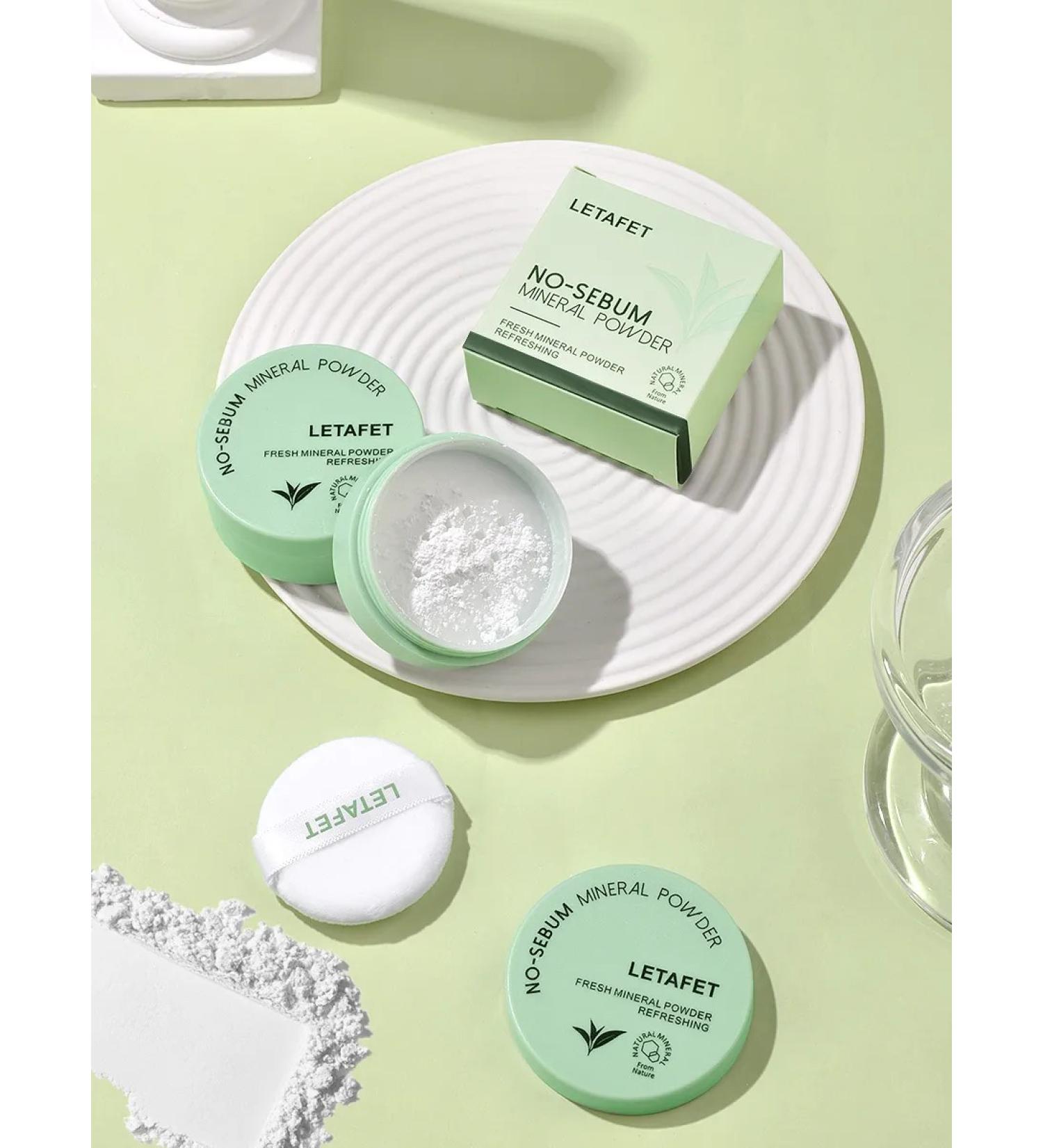 LETAFET Facial powder matting crumbly white - Buy Online on GoSupps.com