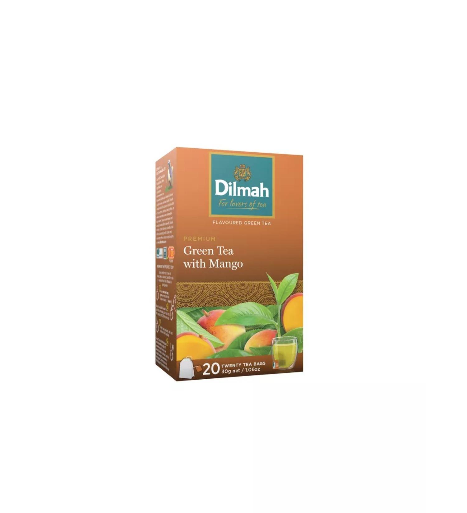 Dilmah Green tea in bags "Mango" 30 g