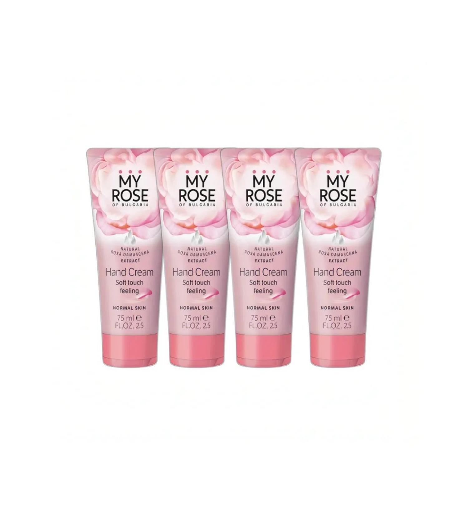 My Rose of Bulgaria Hand and body cream moisturizing nutrient set 4 pcs - Buy Online on GoSupps.com