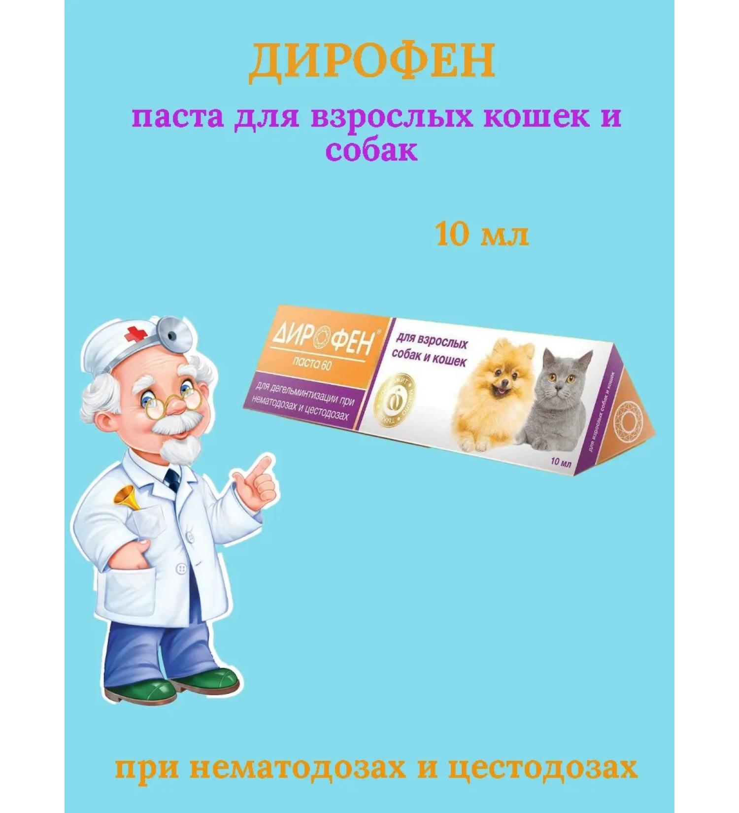 Apicenna Dirophen Paste for dogs and cats