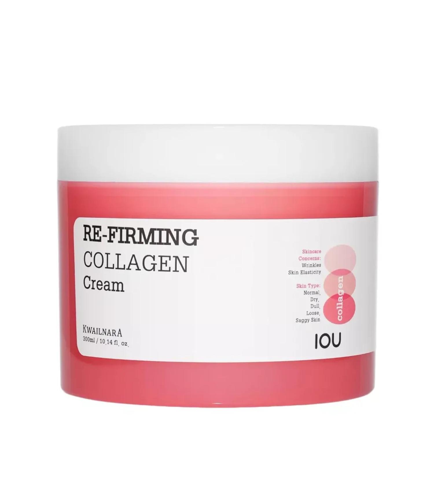 WELCOS Kwailnara iou Re-Firming Collagen Cream Face Cream 300ml