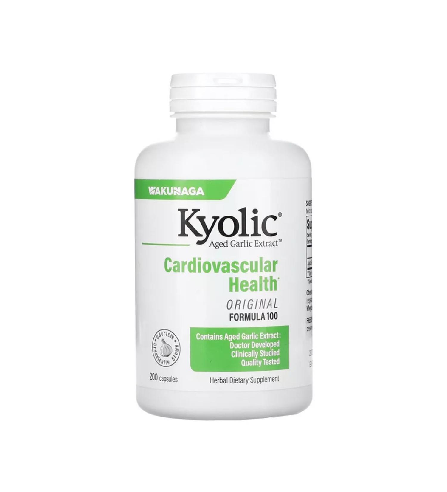 Kyolic Excitted garlic extract 200 capsules