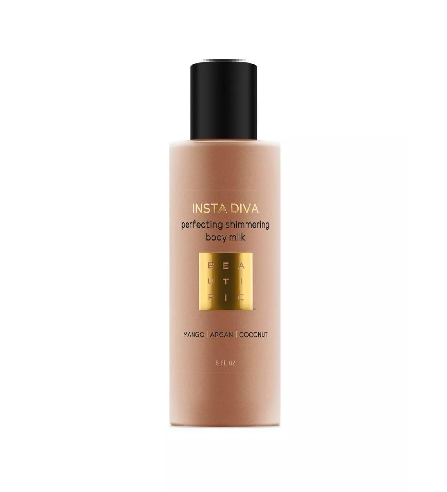 BEAUTIFIC Milk-heemmer for the body of Insta Diva with Argan oils 150ml
