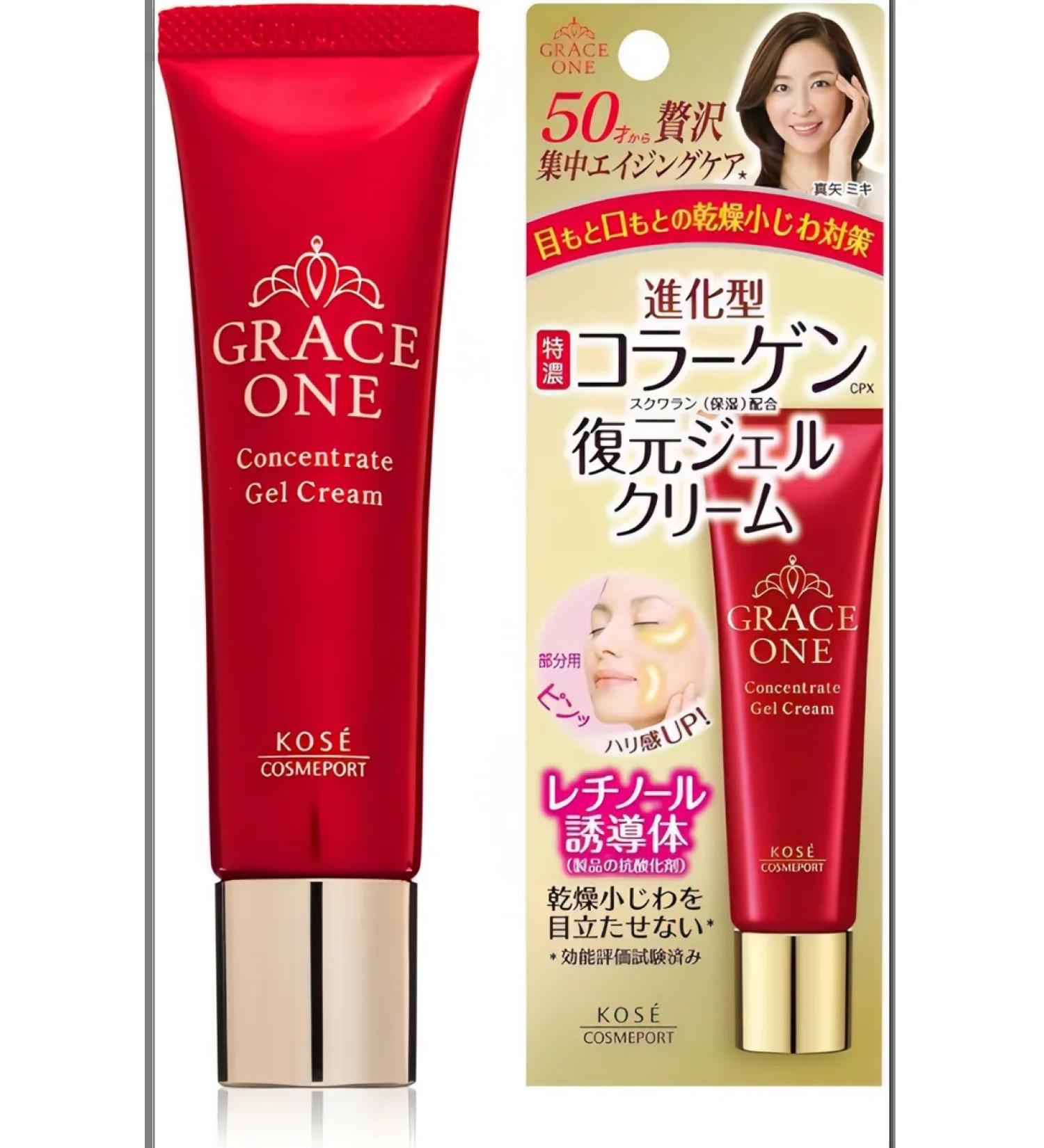 KOSE Grace One cream gel for the area around the eyes and lips 30g - Buy Online on GoSupps.com