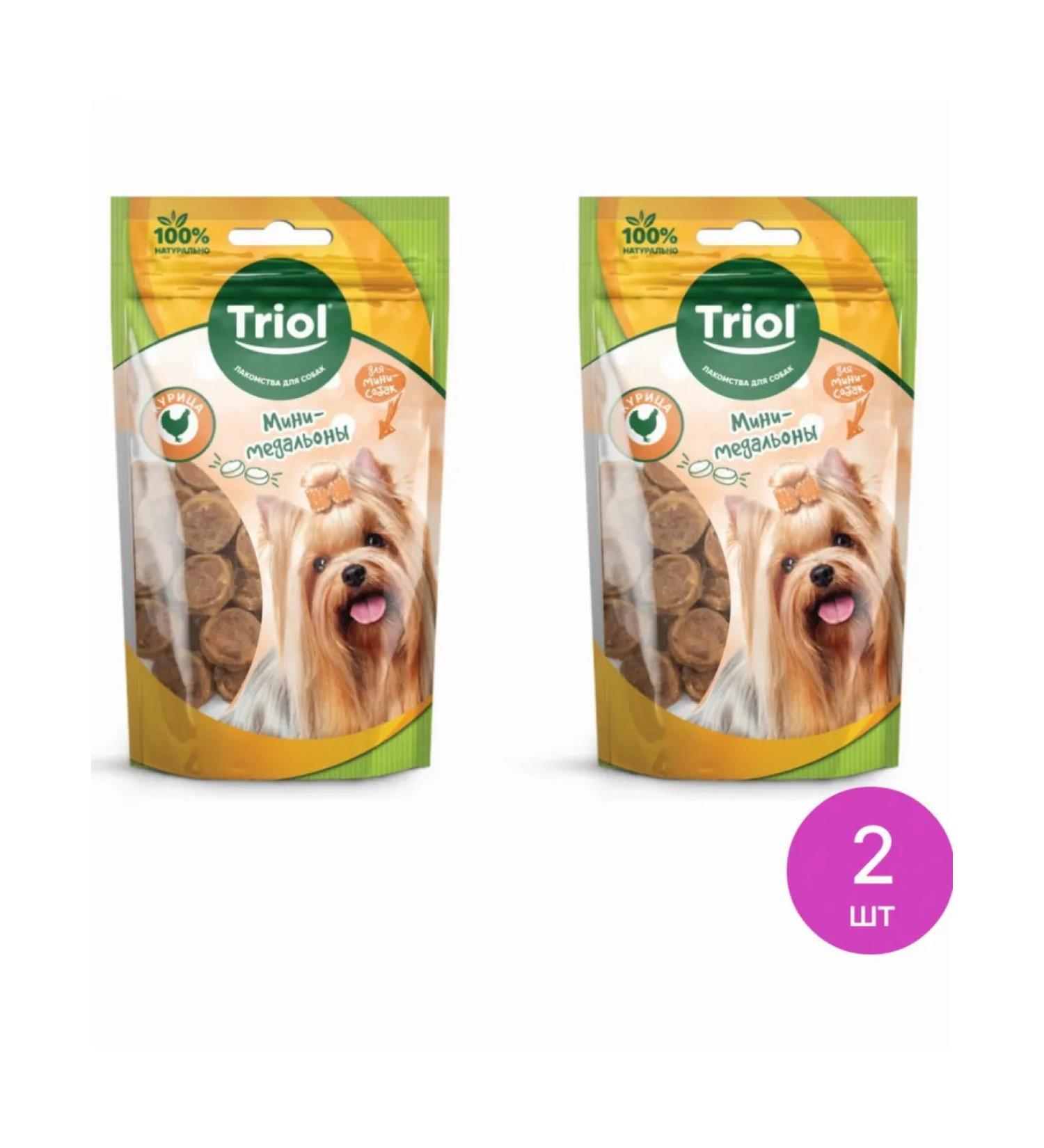 Triol's treat for dogs mini-medalons from chicken 50g 2 pcs