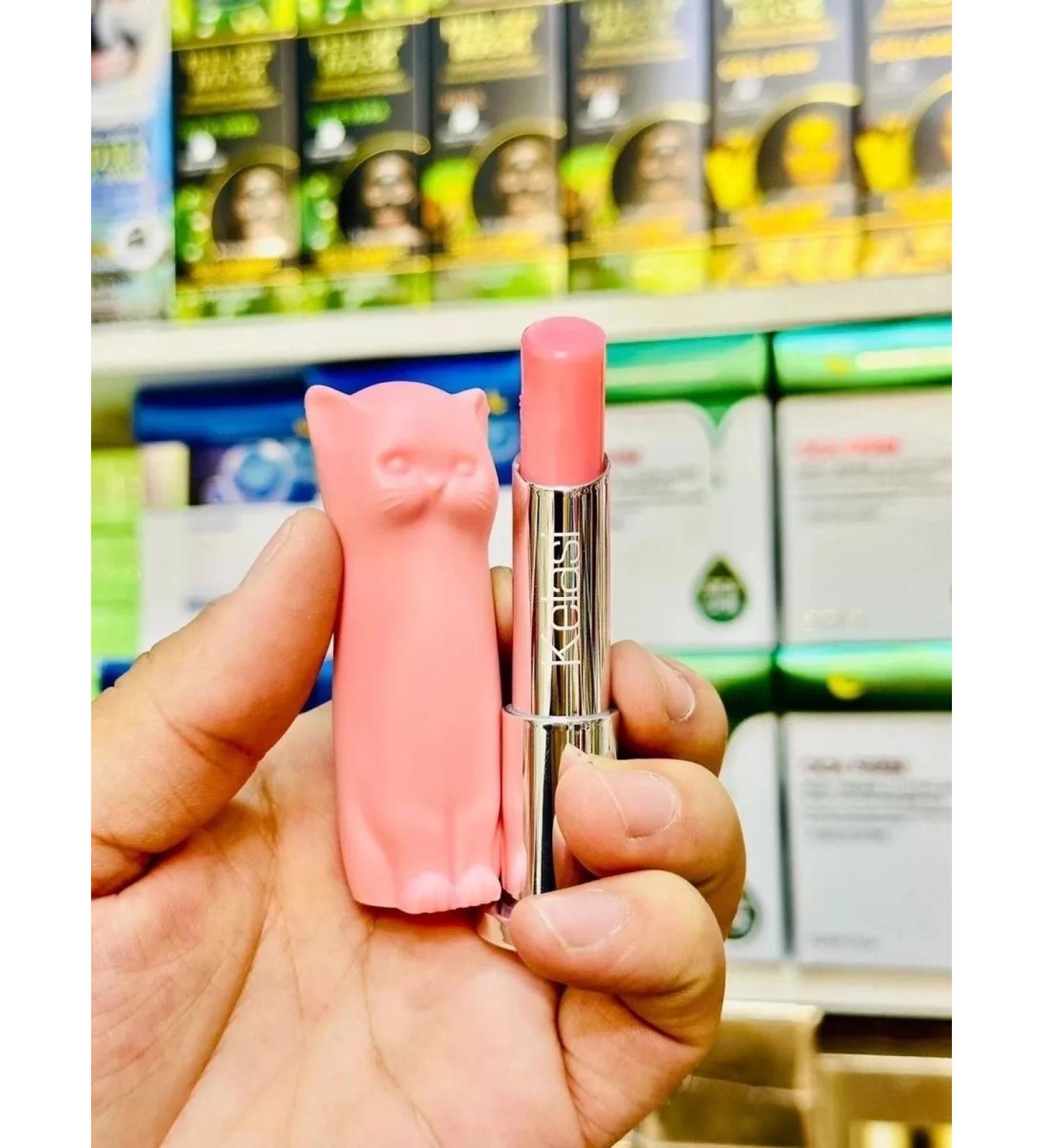 Romantic world Lip balm pink cat 1pc