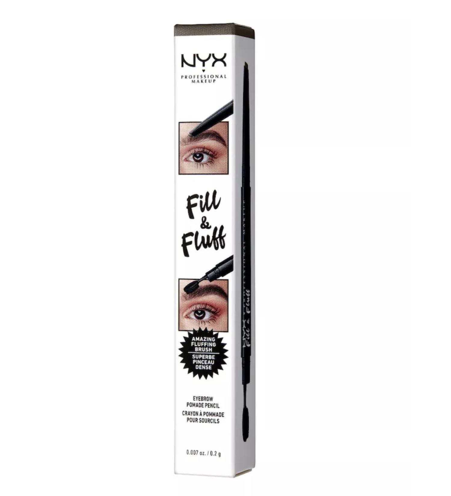 NYX Professional Makeup Fill & Fluff 06 Brunette eyebrow pencil - Buy Online on GoSupps.com