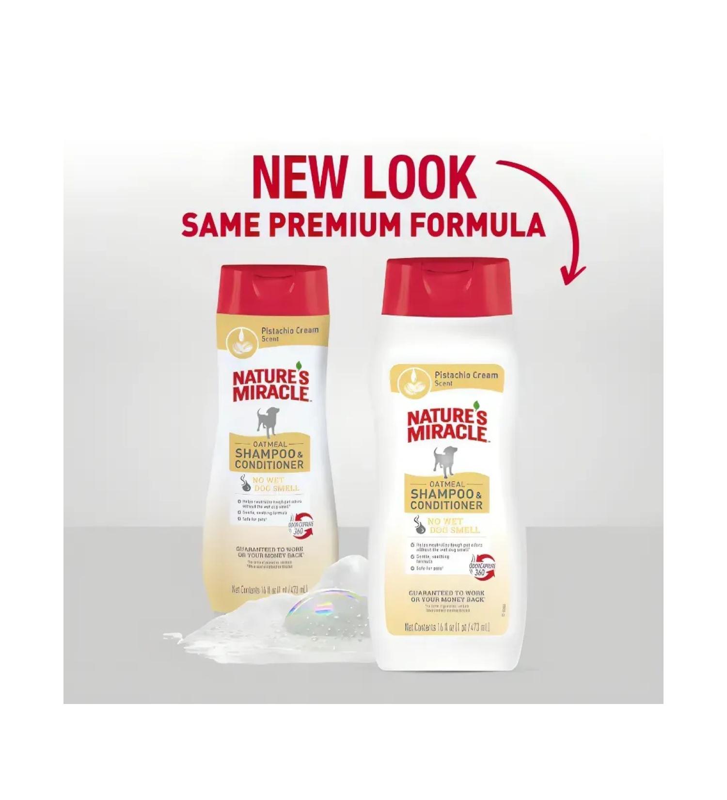 Nature's Miracle Container shampoo for dogs oatmeal 473 ml - Buy Online on GoSupps.com