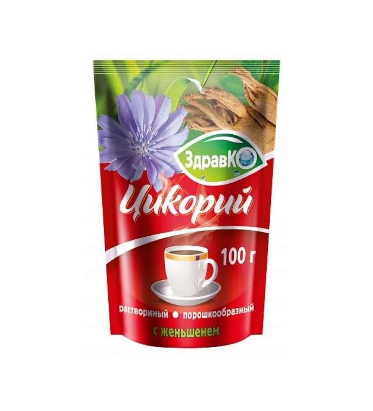 RUSSIAN CHICORY Tsikoria soluble with ginseng Zdravko 100g