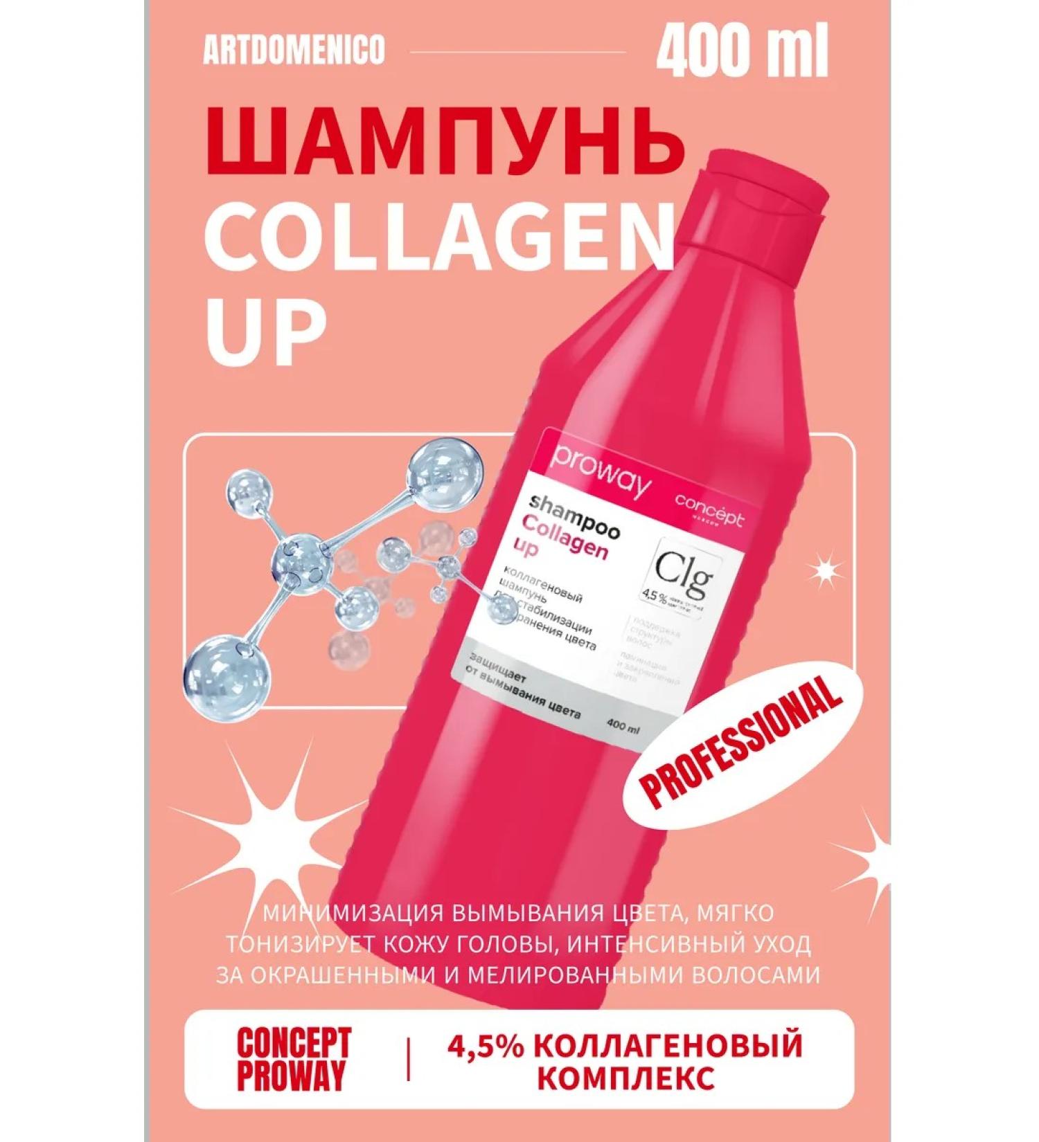 Artdomenico Concept Proway collagen shampoo to save color - Buy Online on GoSupps.com