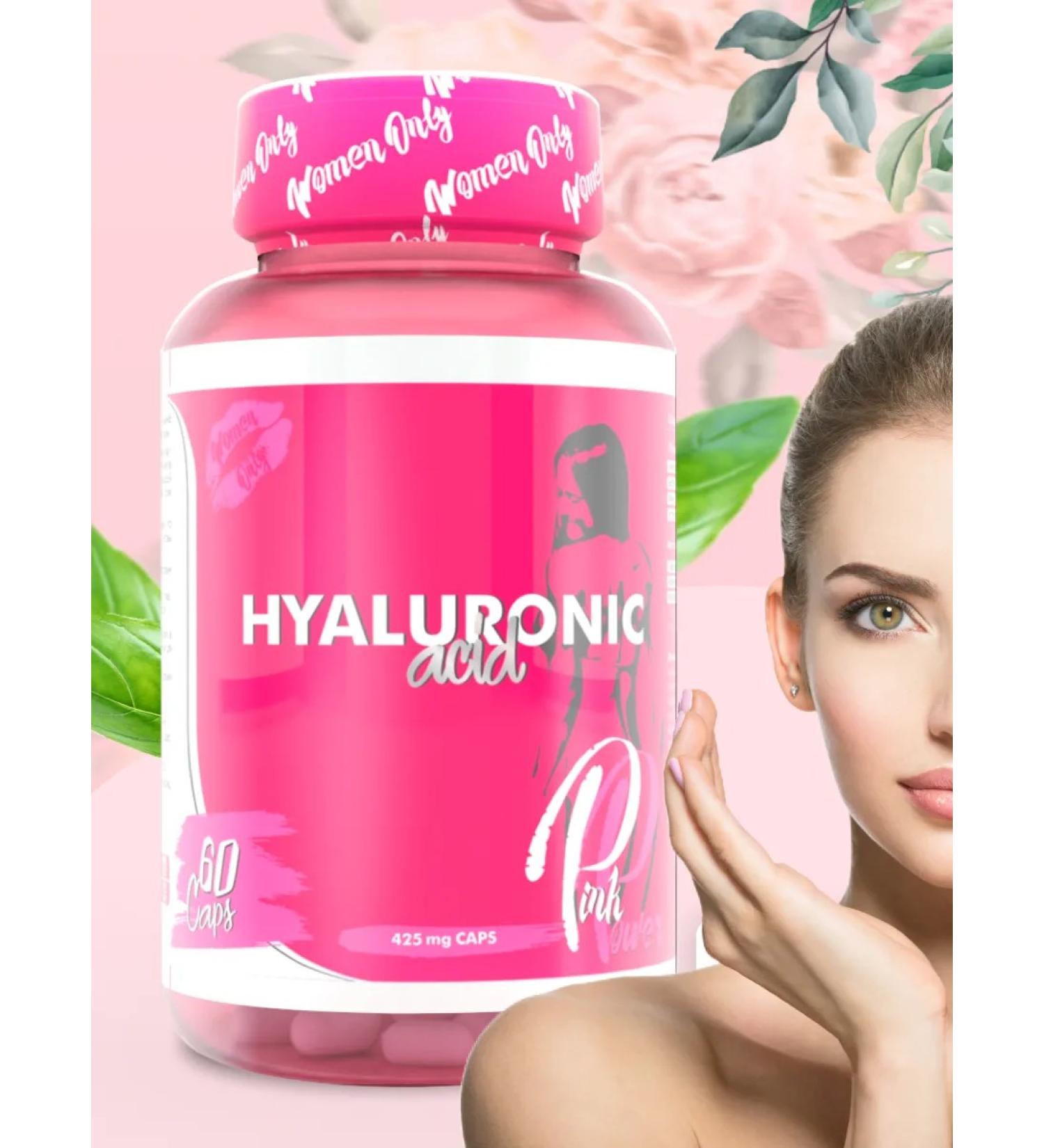 PinkPower Hyaluronic acid 150 mg rejuvenation 60 capsules - Buy Online on GoSupps.com