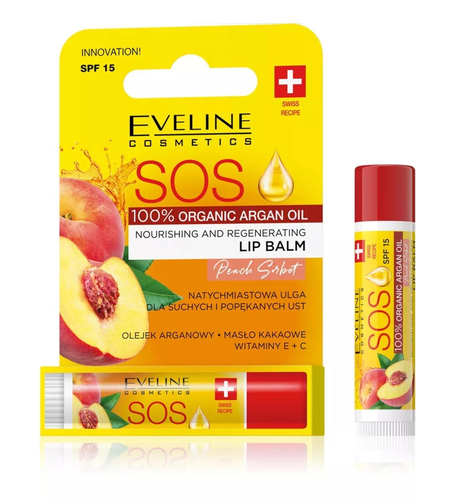EVELINE Lip balm nourishing peach sorbet - Buy Online on GoSupps.com