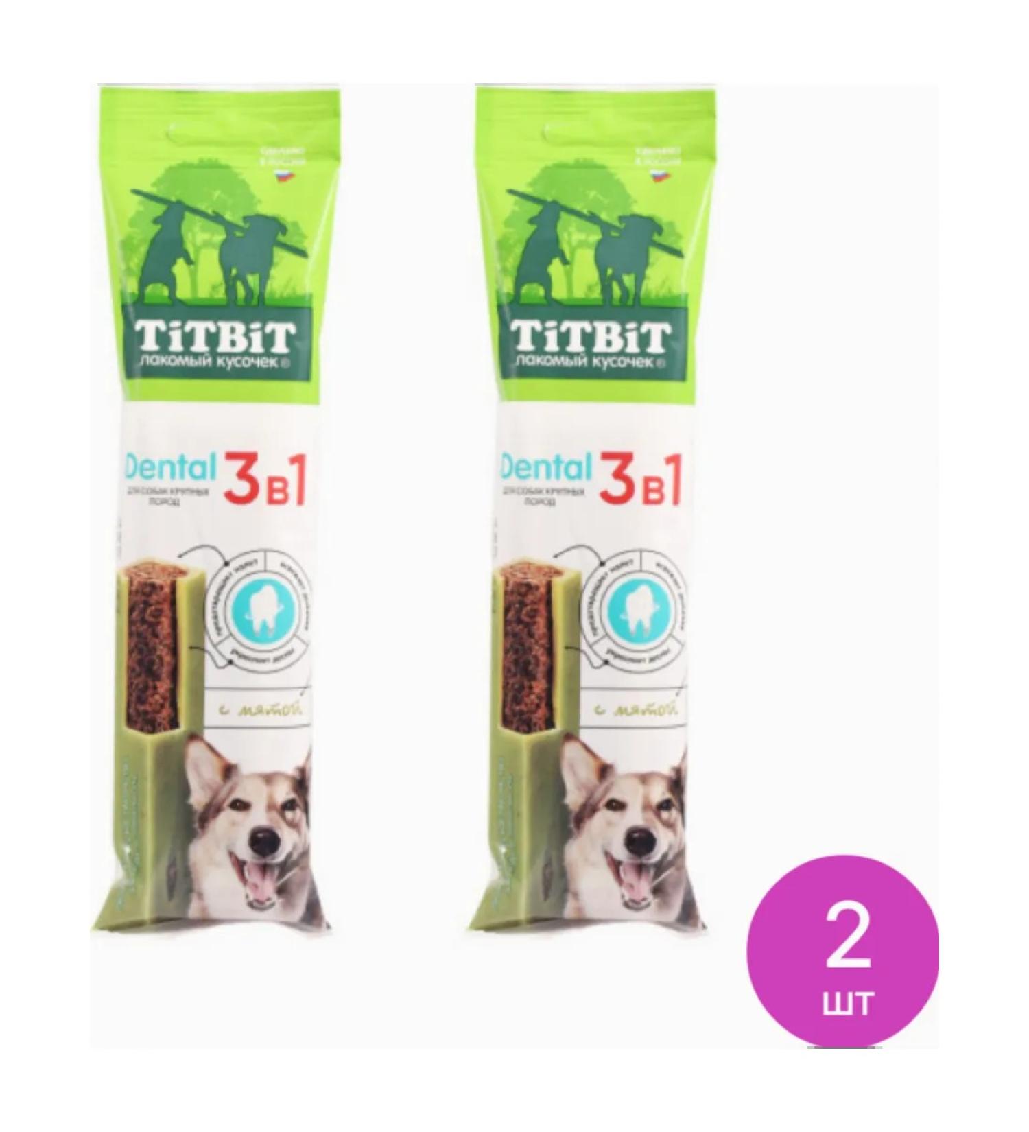 Titbit Dental 3B1 titbit with mint 95g 2 pcs