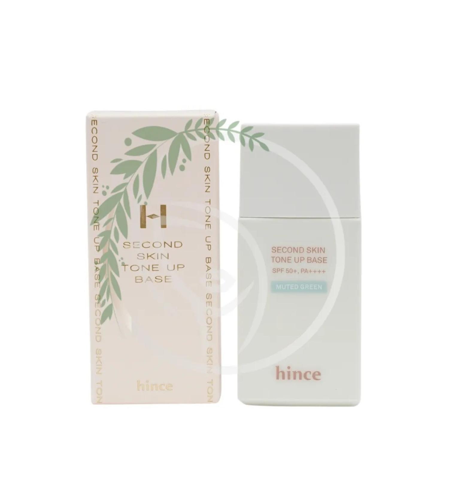 Hince Second Skin Tone Up Base #muted Green - Buy Online on GoSupps.com
