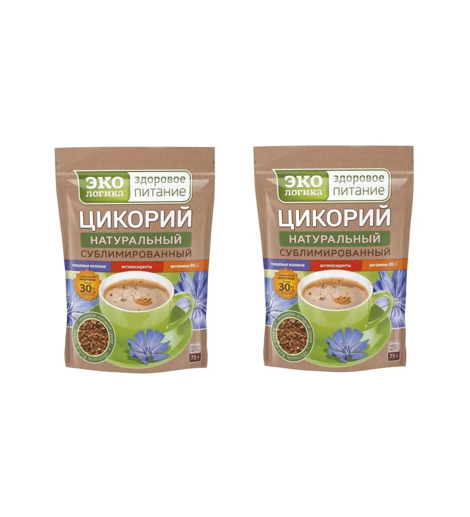 EcoLogic Chicoria sublimate 75 g 2 pcs - Buy Online on GoSupps.com