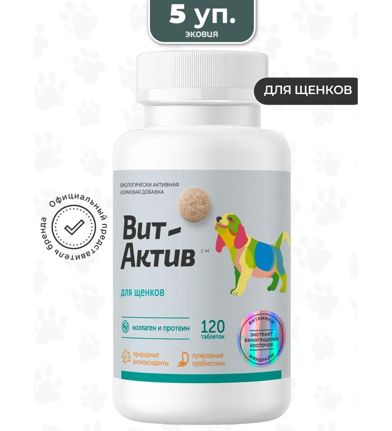 Vit-Active A complex of vitamins for puppies 5 l - Buy Online on GoSupps.com