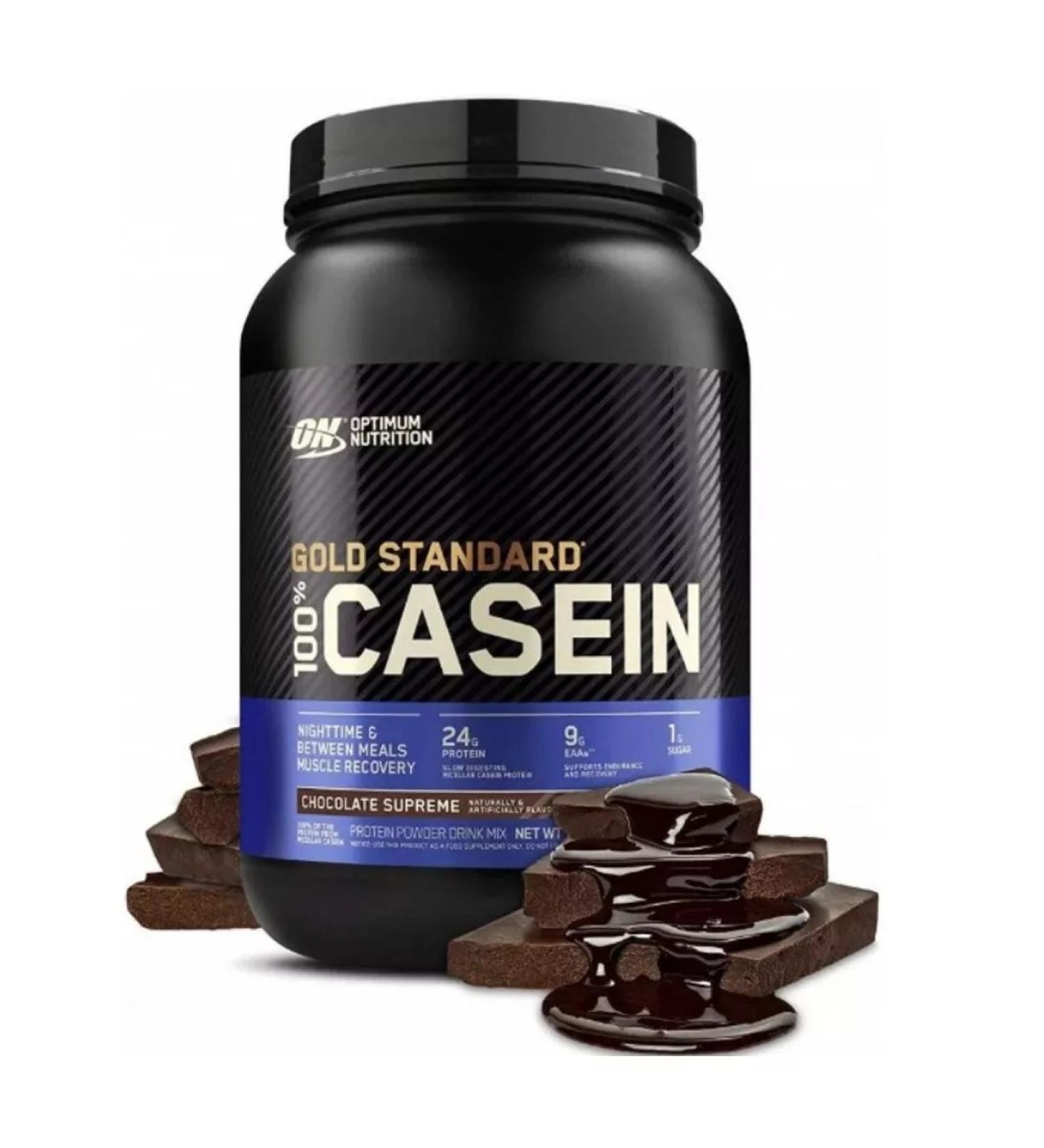 Optimum Nutrition Casein 100% Casein Gold Standard 907g elite chocolate - Buy Online on GoSupps.com