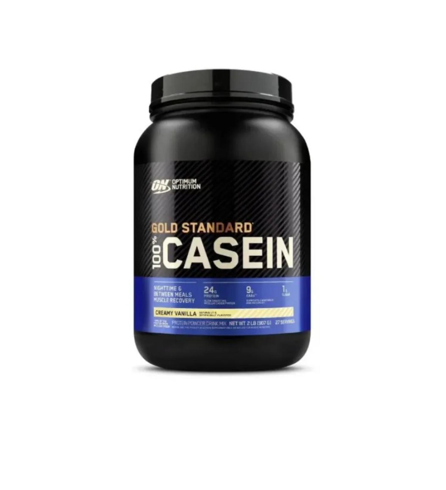 Optimum Nutrition Casein 100% Casein Gold Standard 907g cream vanilla - Buy Online on GoSupps.com