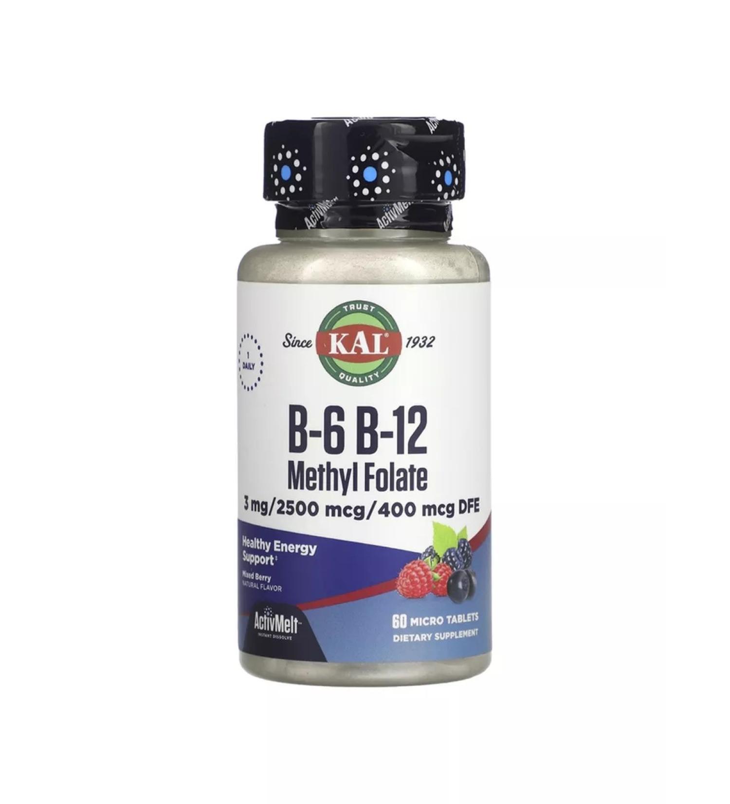 KAL Vitamins B berry assorted 60 micro -tacks