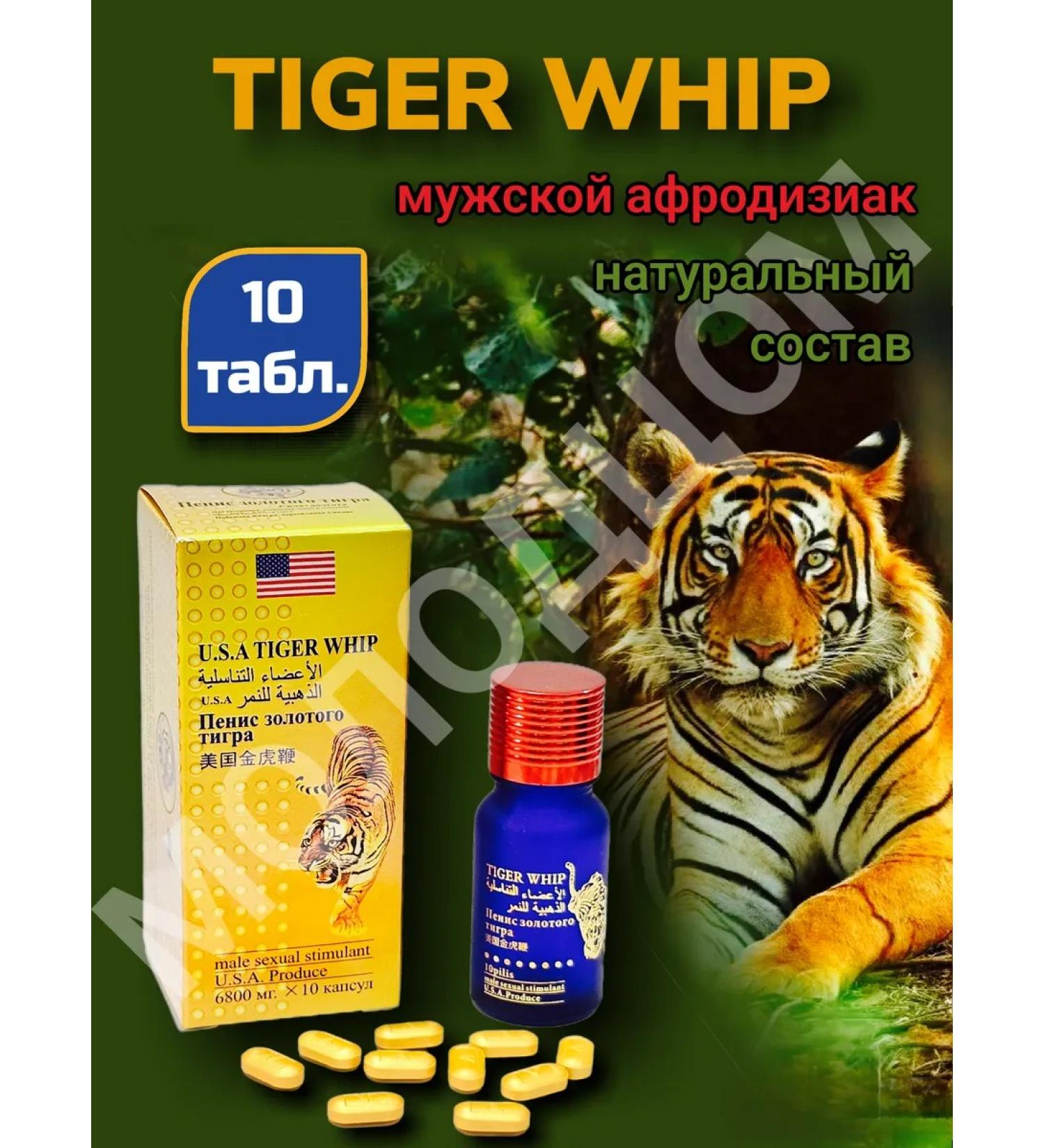 TIGER WHIP Strong causative agent Potency and extension of sex - Buy Online on GoSupps.com