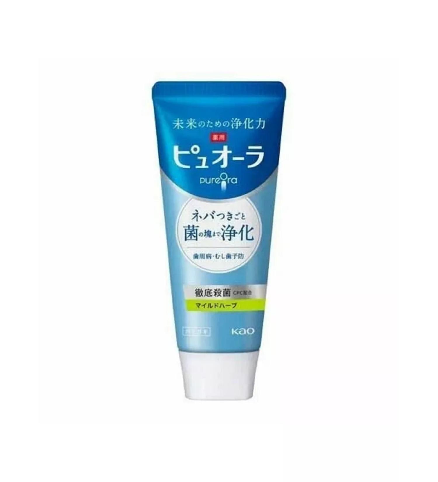 KAO Toothpaste Purera Mint and Herb 115 gr