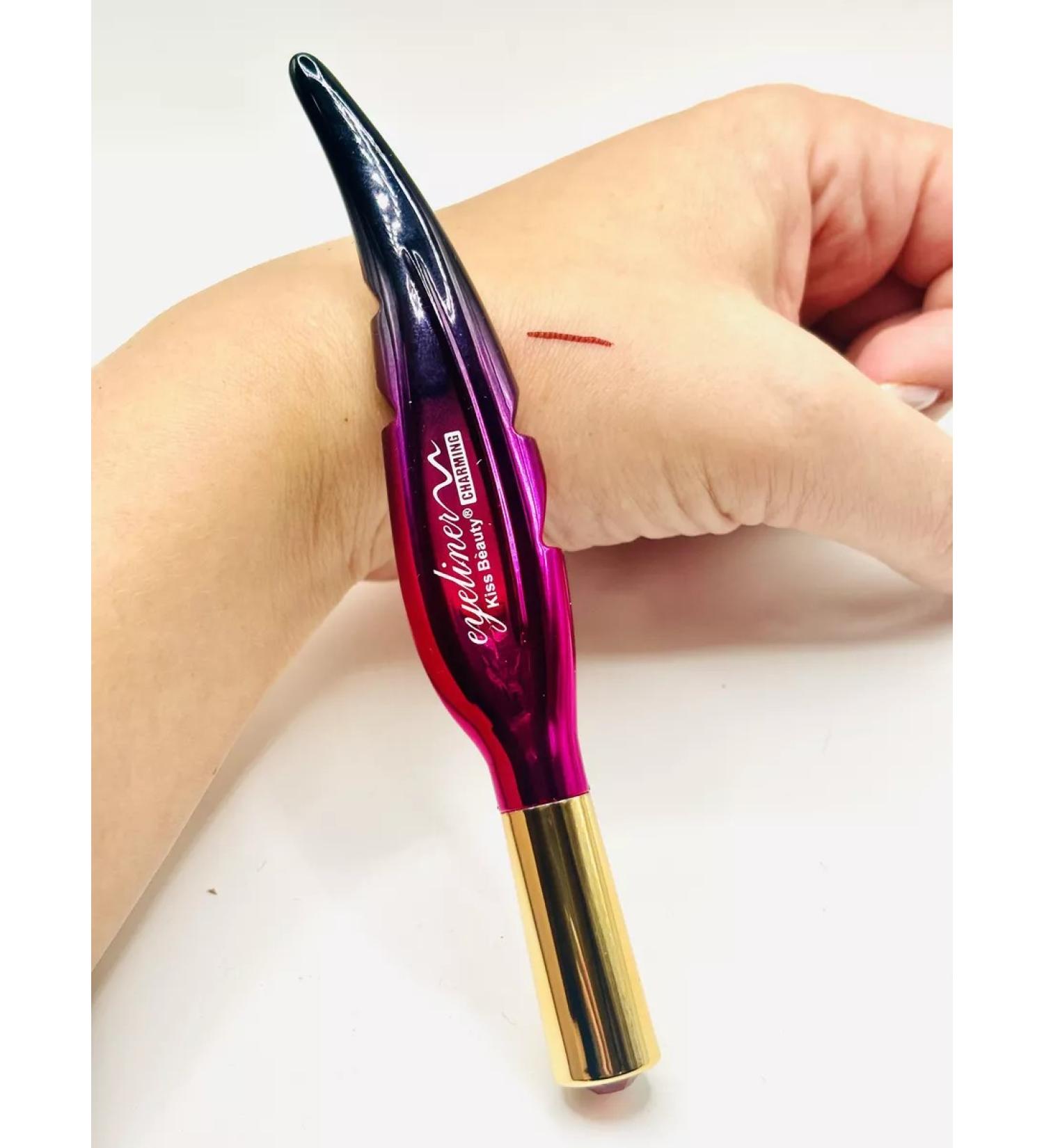 Eyeling for eye makeup color dark red