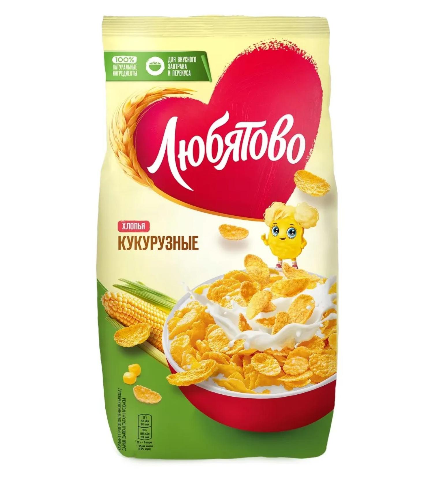Lyubatovo Corn flakes 300 g - Buy Online on GoSupps.com