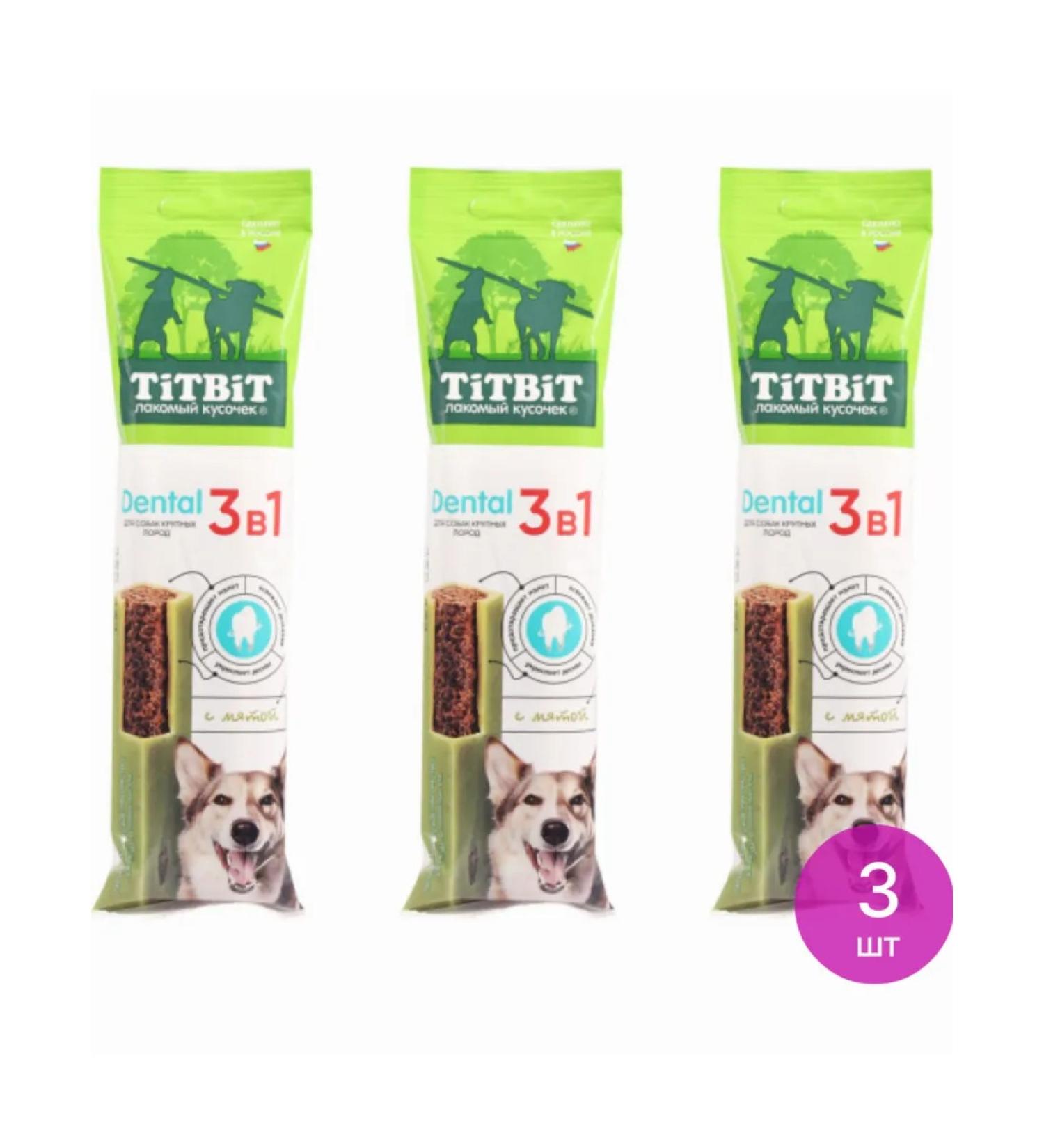 Titbit Dental 3B1 titbit with mint 95g 3 pcs