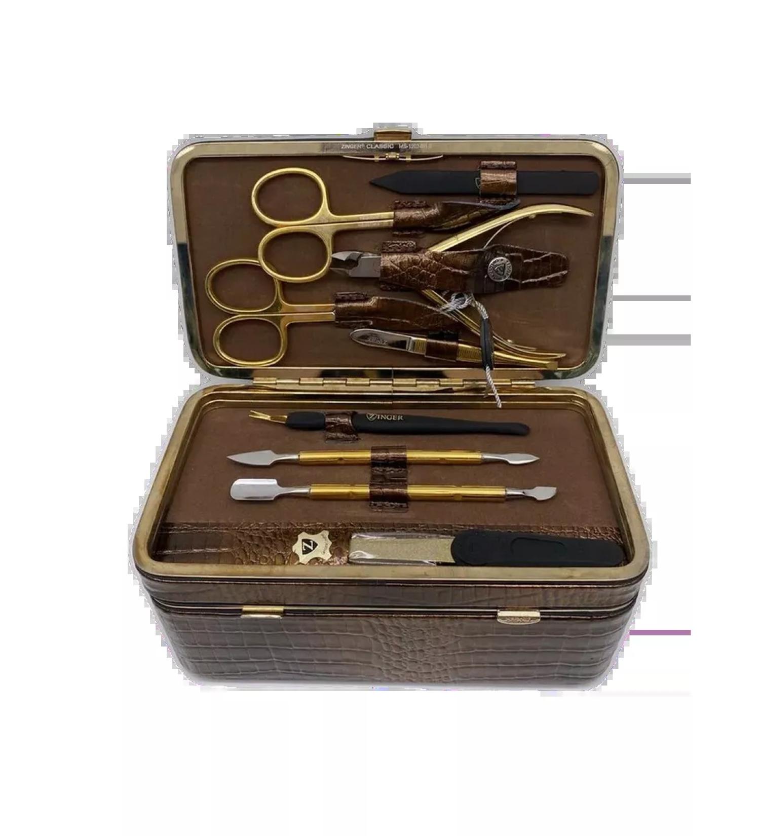 ZINGER Manicure set MS-1201-804-G 10 items - Buy Online on GoSupps.com