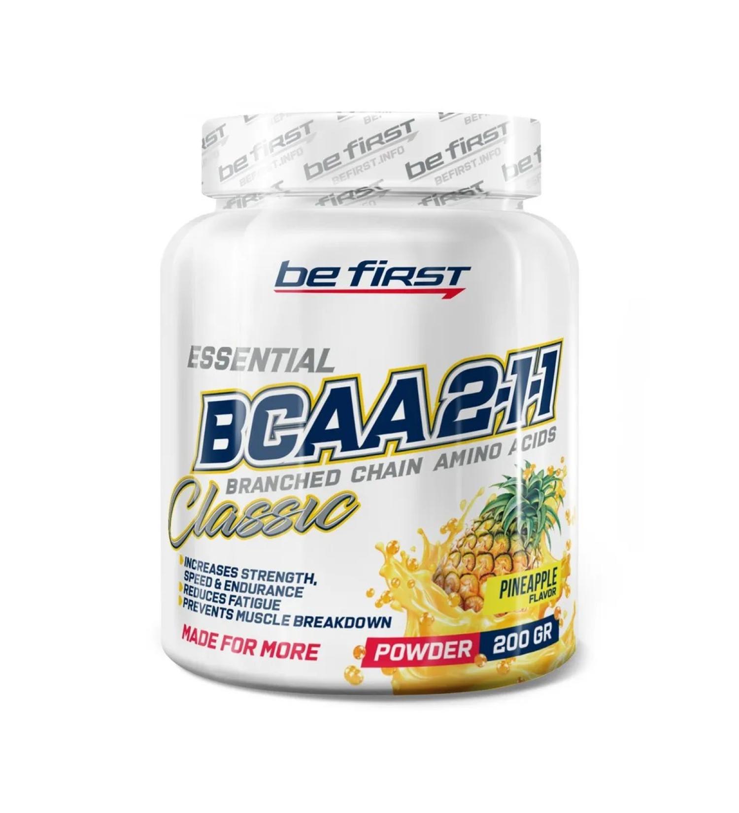 Be First BCAA 2 1 1 1 Classic 200G amino acids.