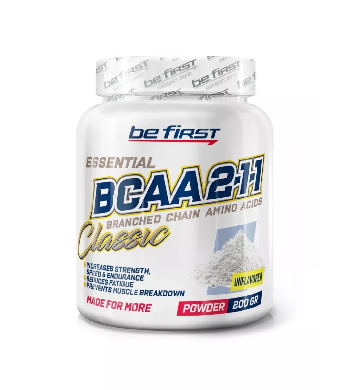 Be First BCAA 2 1 1 1 Classic 200gr complex natural