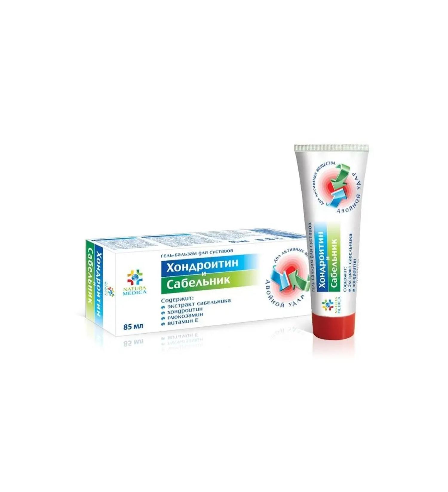 Twins Tech Natura Medica Chondroitin and Sabernik Gel Balm for Joints 85 ml