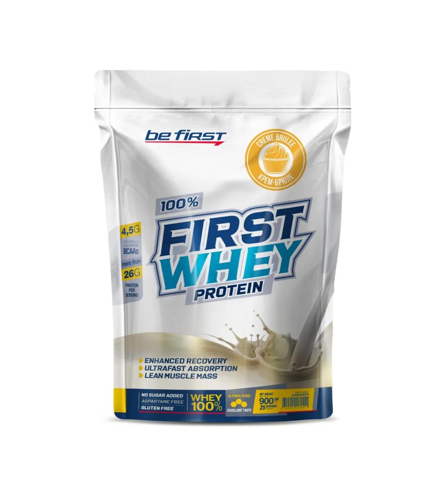 Be First Whey -cheese protein for gaining mass 900g cream Bryule