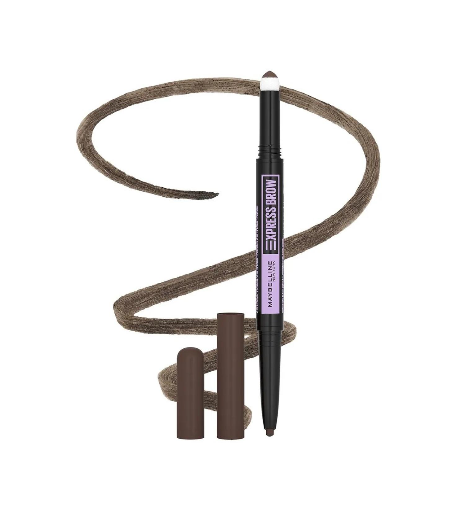 Maybelline New York Express Browwo Browd Duo eyebrow Ton Dark Brown - Buy Online on GoSupps.com
