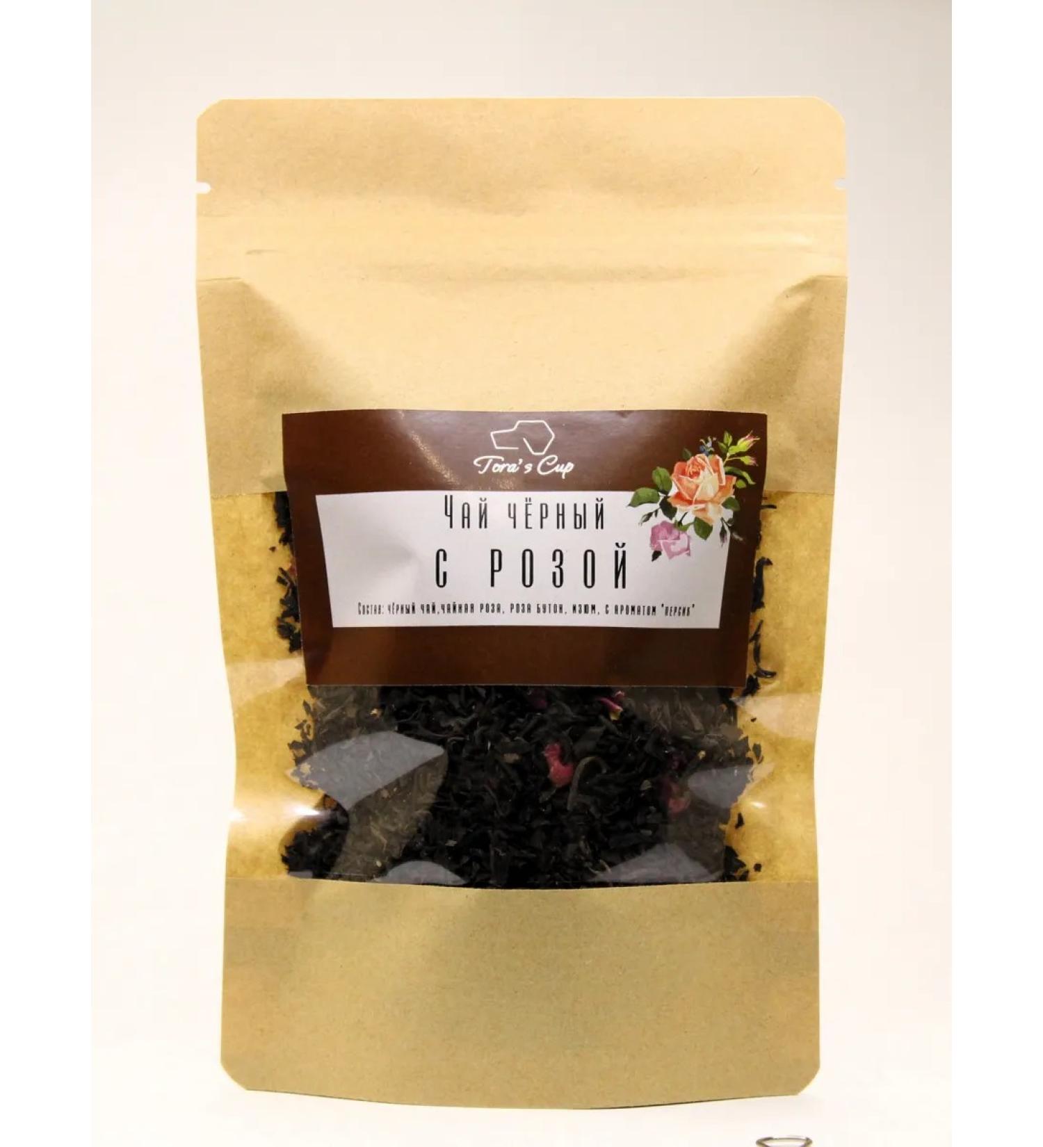 Tora's Cup Black tea and rose buds 50 g - Buy Online on GoSupps.com