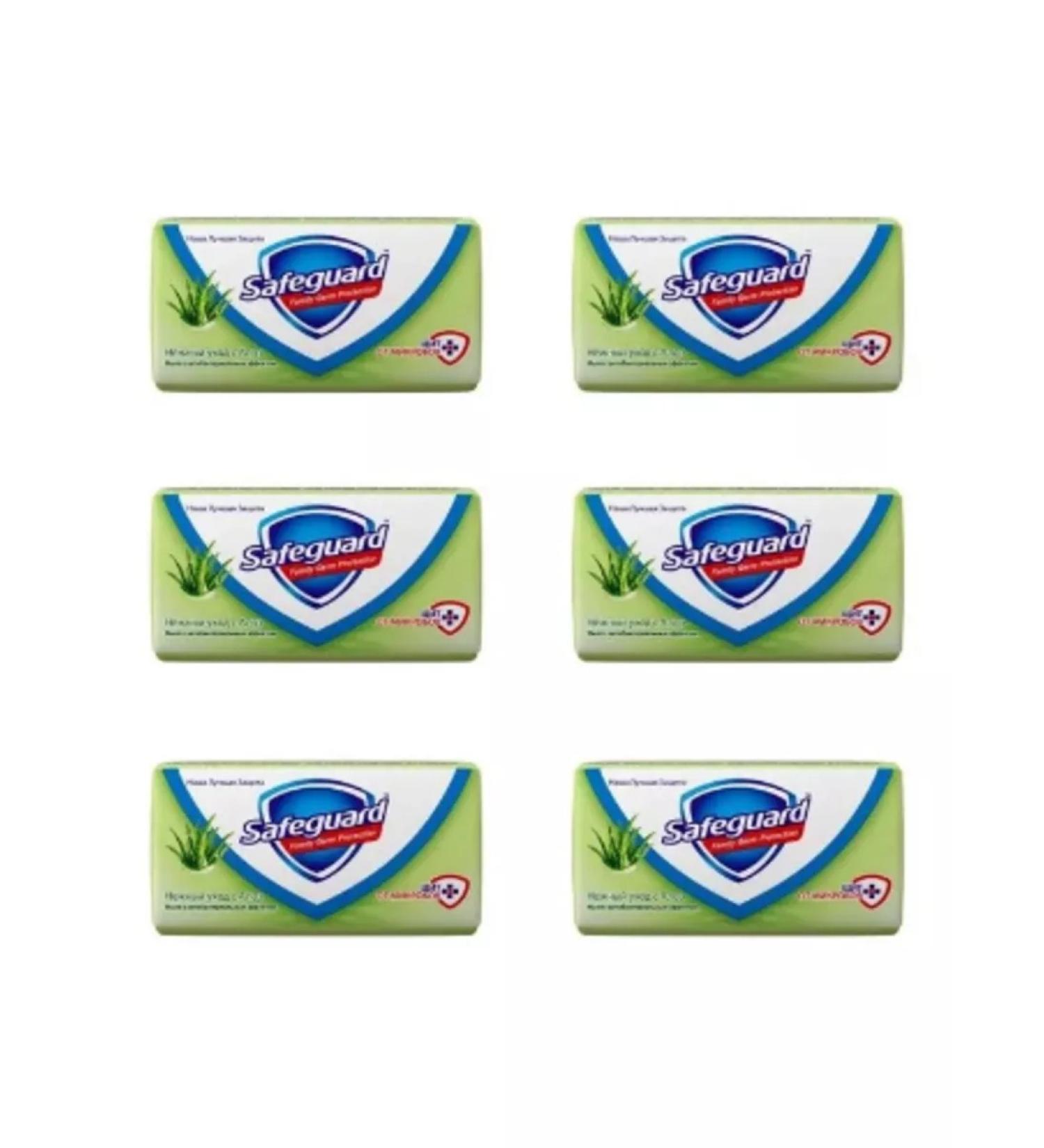 SAFEGUARD Layer delicate care with Aloe 90 g 6 pcs - Buy Online on GoSupps.com