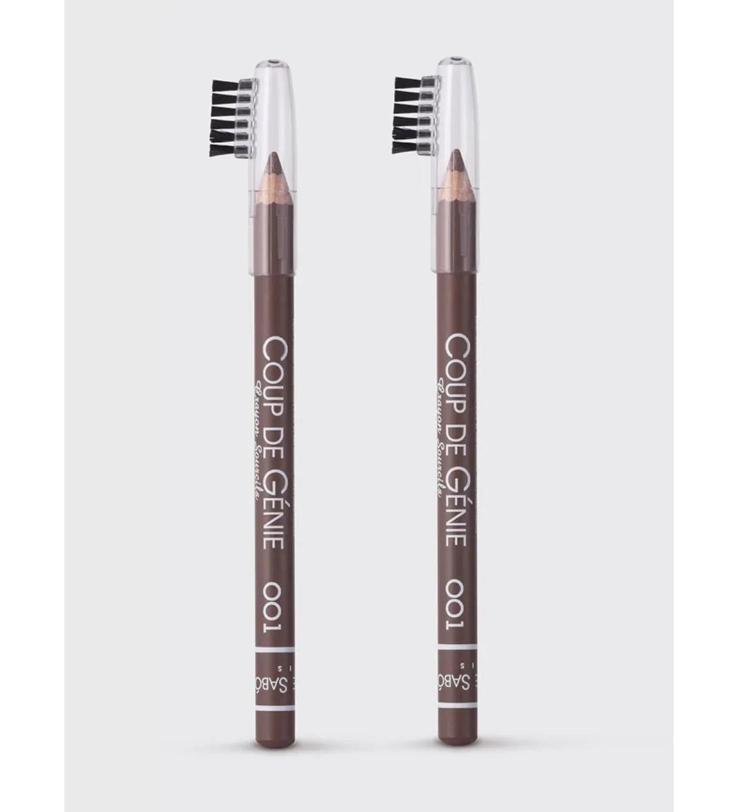 VIVIENNE SABO Coup de Genie eyebrow pencil tone 001 2 pcs - Buy Online on GoSupps.com