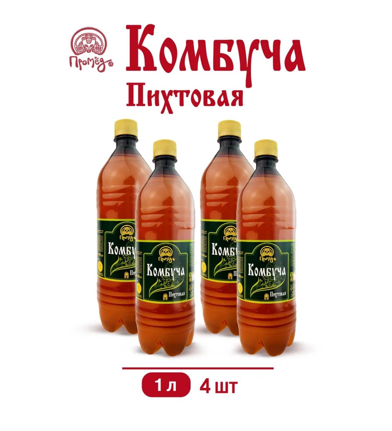 Promyod Combuchee Fir Live Tea Mushroom Set 4 pcs 1 liter - Buy Online on GoSupps.com