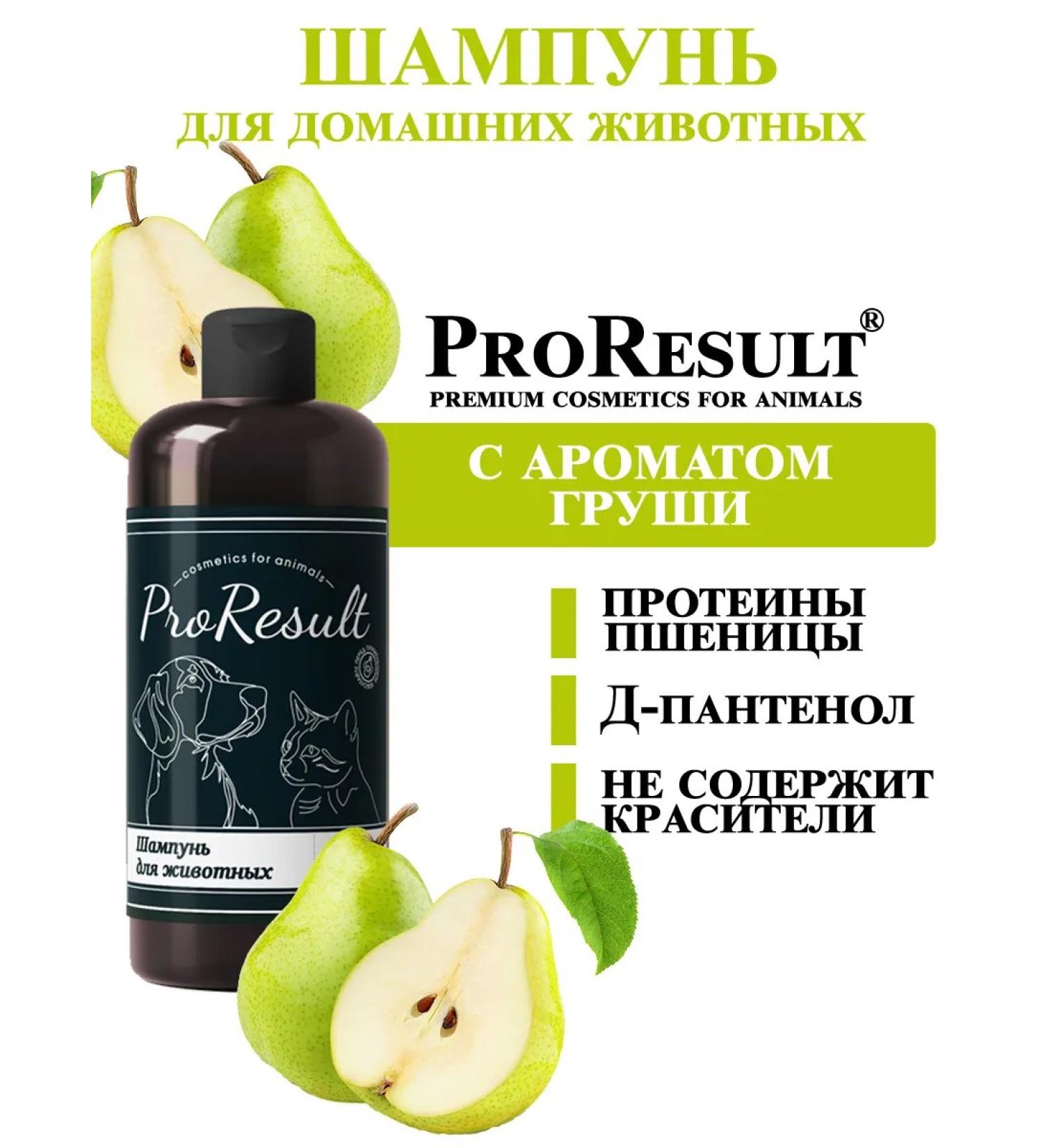 ProResult Shampoo for dogs and cats with a pear aroma