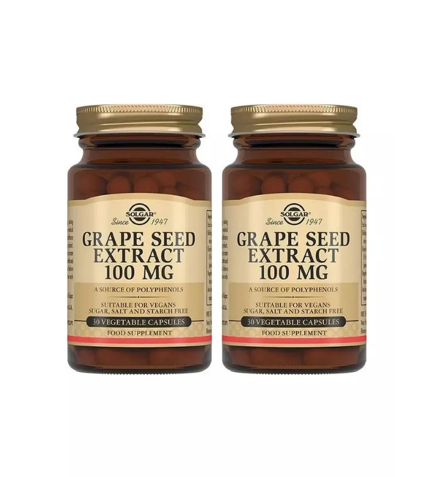 SOLGAR Grape seed extract 30 pcs capsule 2 pcs