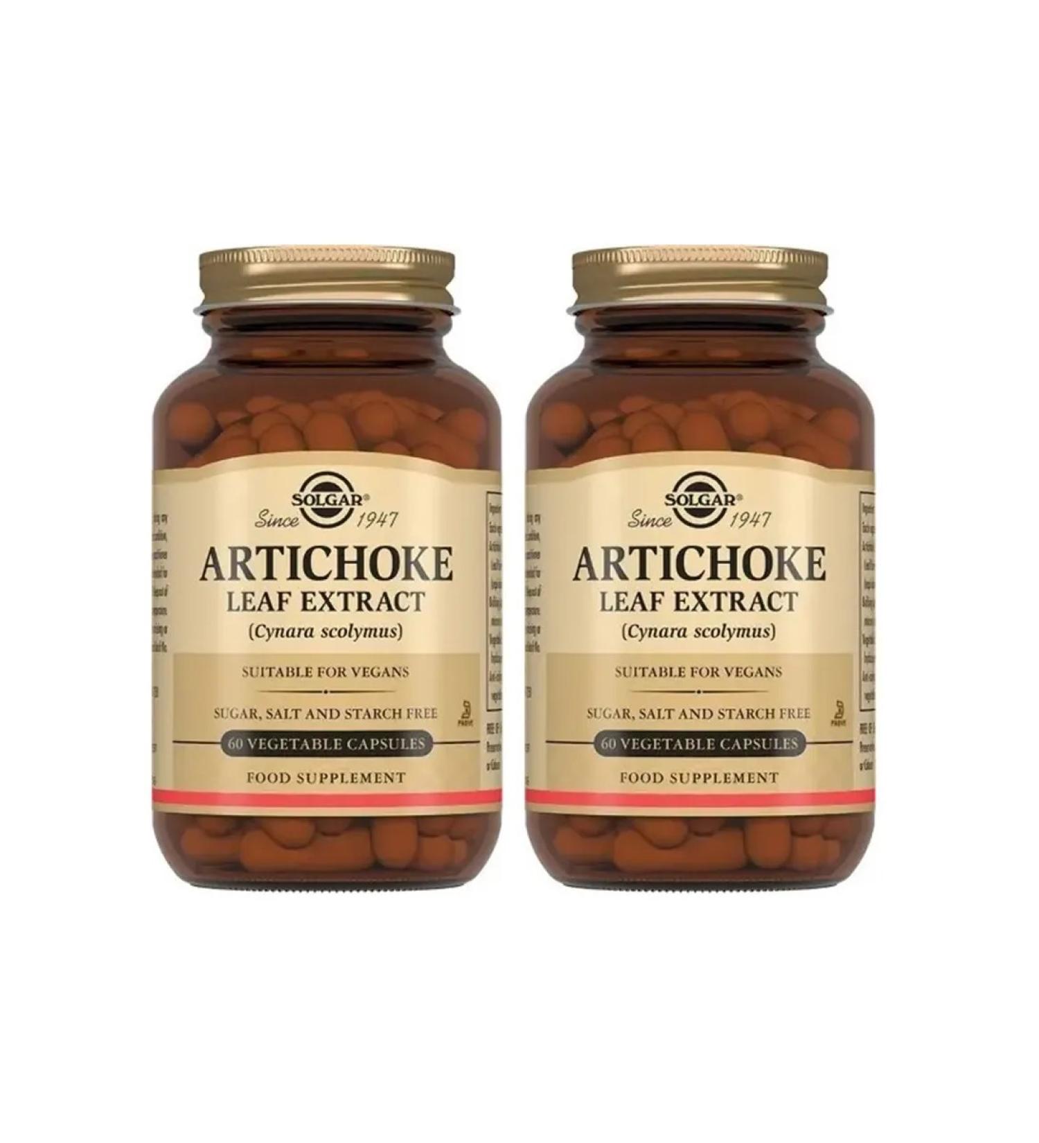 SOLGAR Extract from artichoke leaves 60 pcs capsule 2 pcs