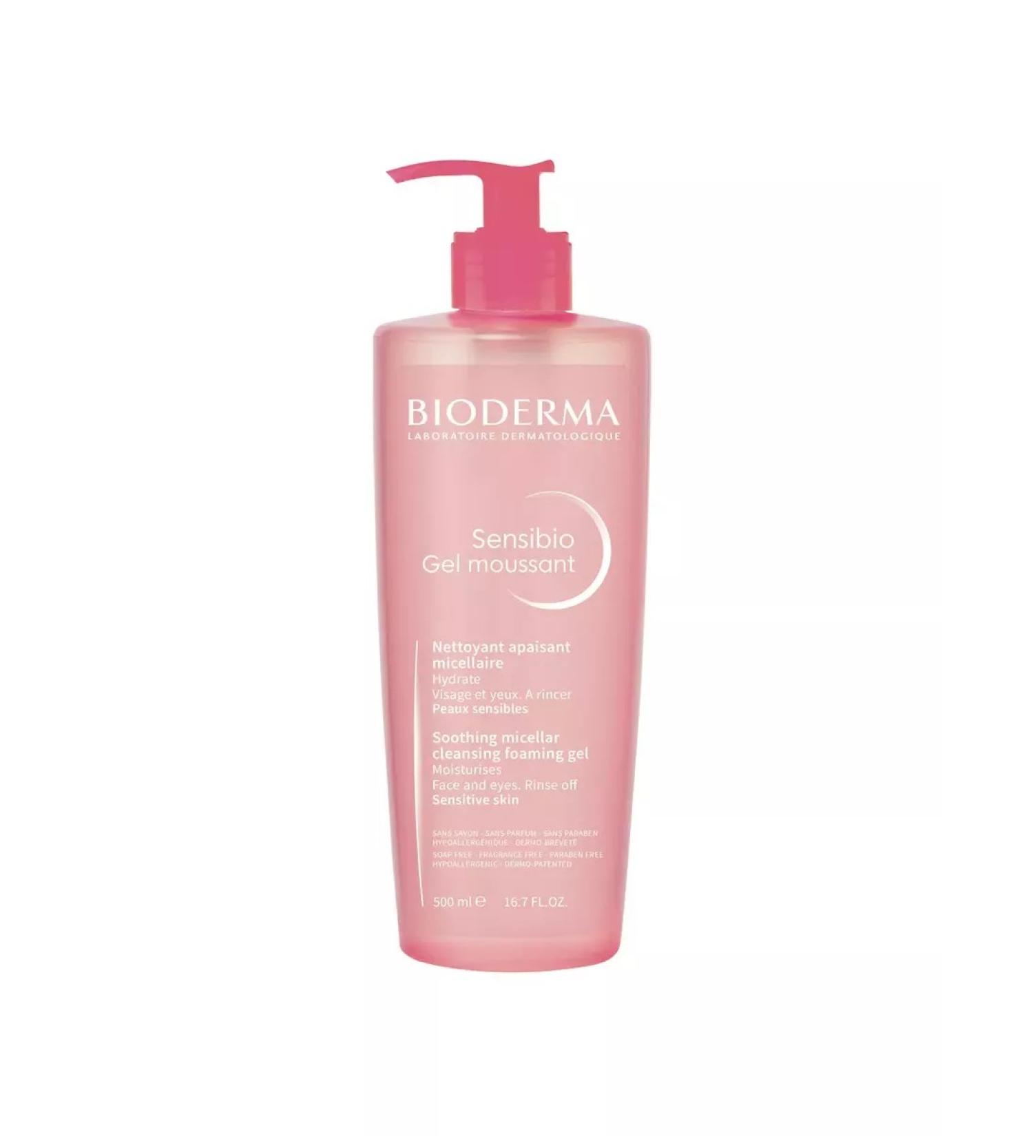 Bioderma Cleansing micellar gel for sensitive skin 500 ml - Buy Online on GoSupps.com
