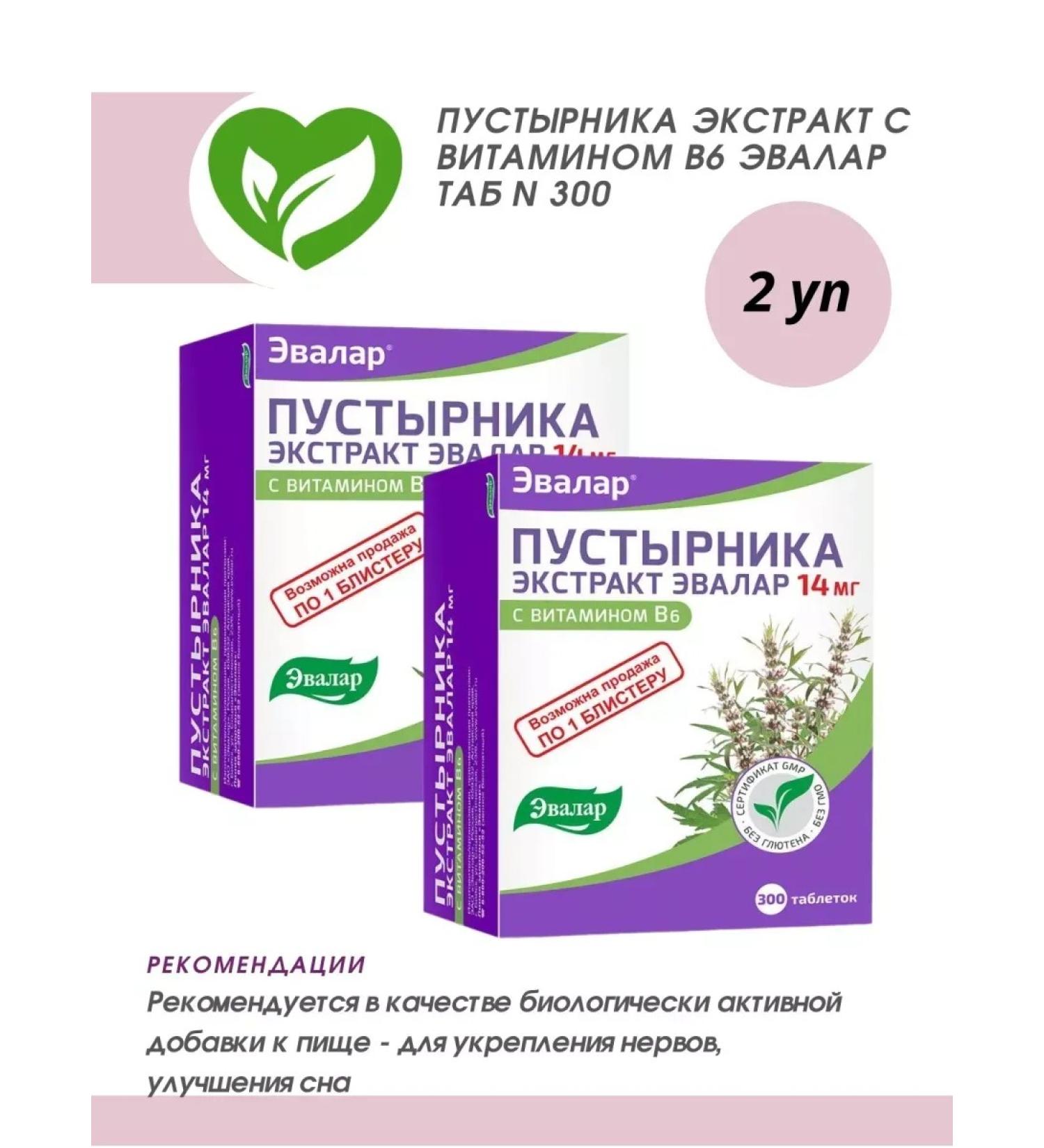 Healthy life Motherwort Extract 300 tab. 2 units
