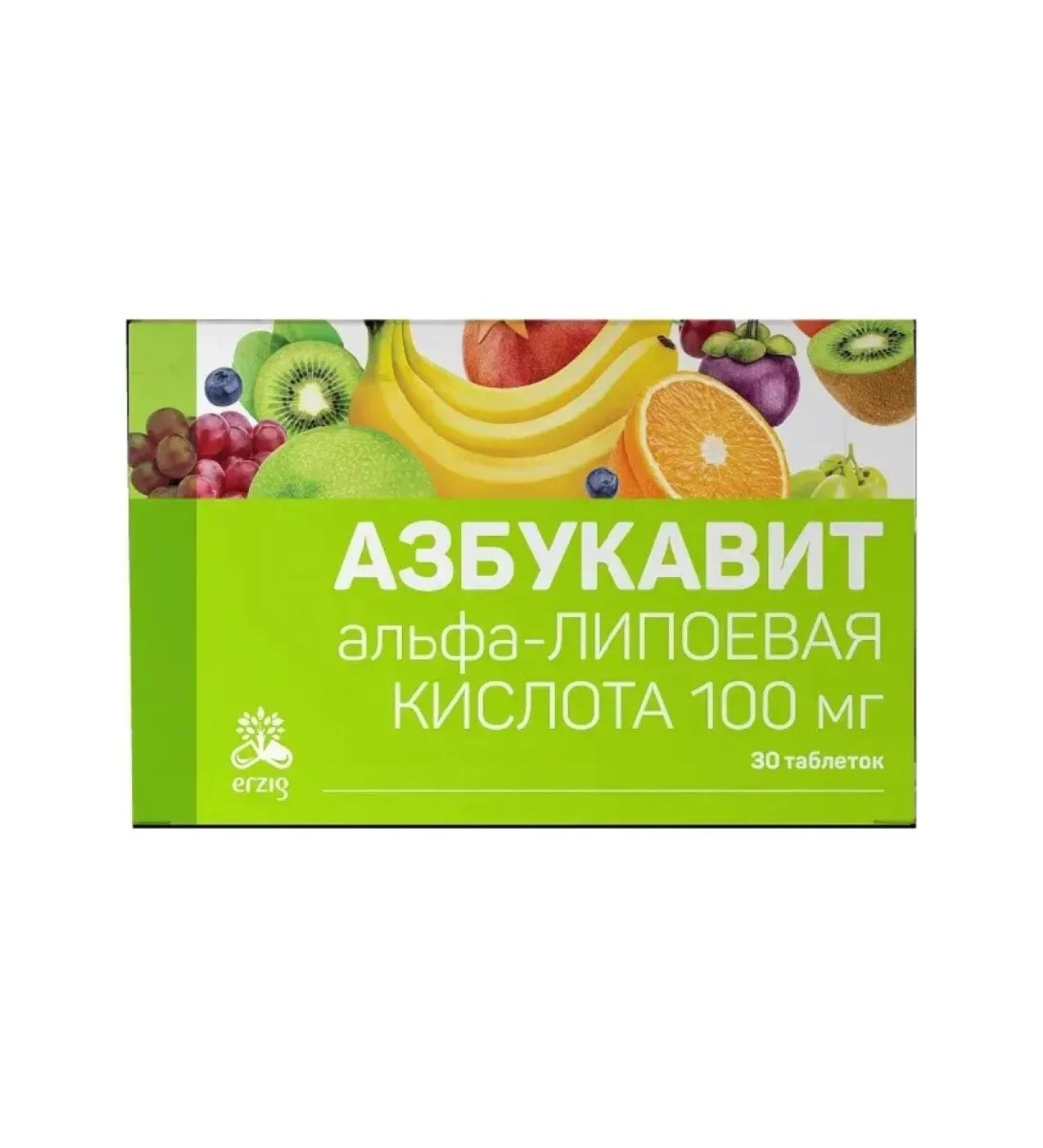 Healthy life Alpha-lipoic acid is 100 mg of 30 mg 30 pcs. tablet-1p