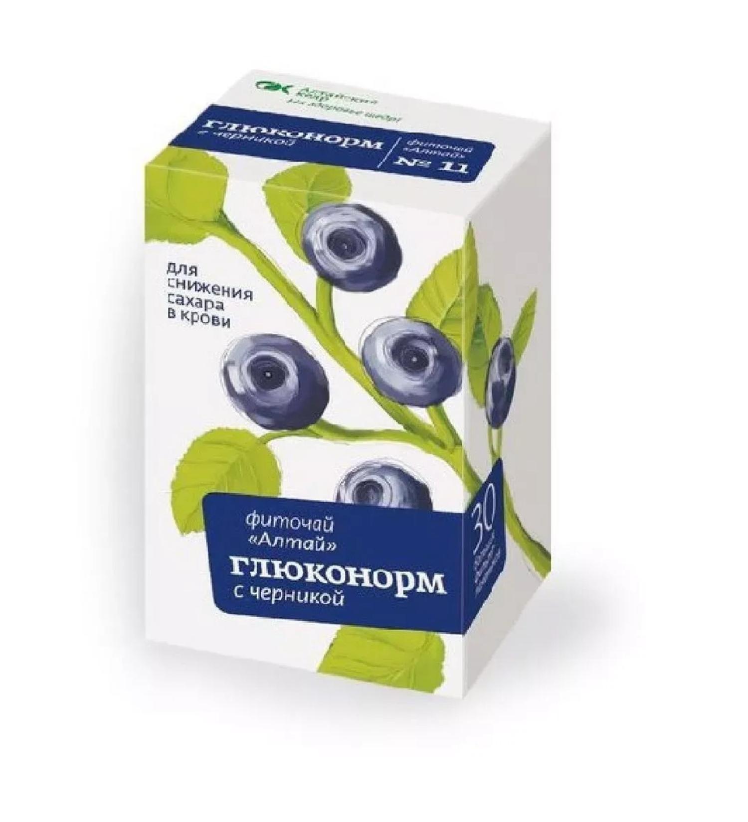 Healthy life Phytochi Altai No. 11 Glucinorm Blenika 2 grams 30 pcs. F P-2ST