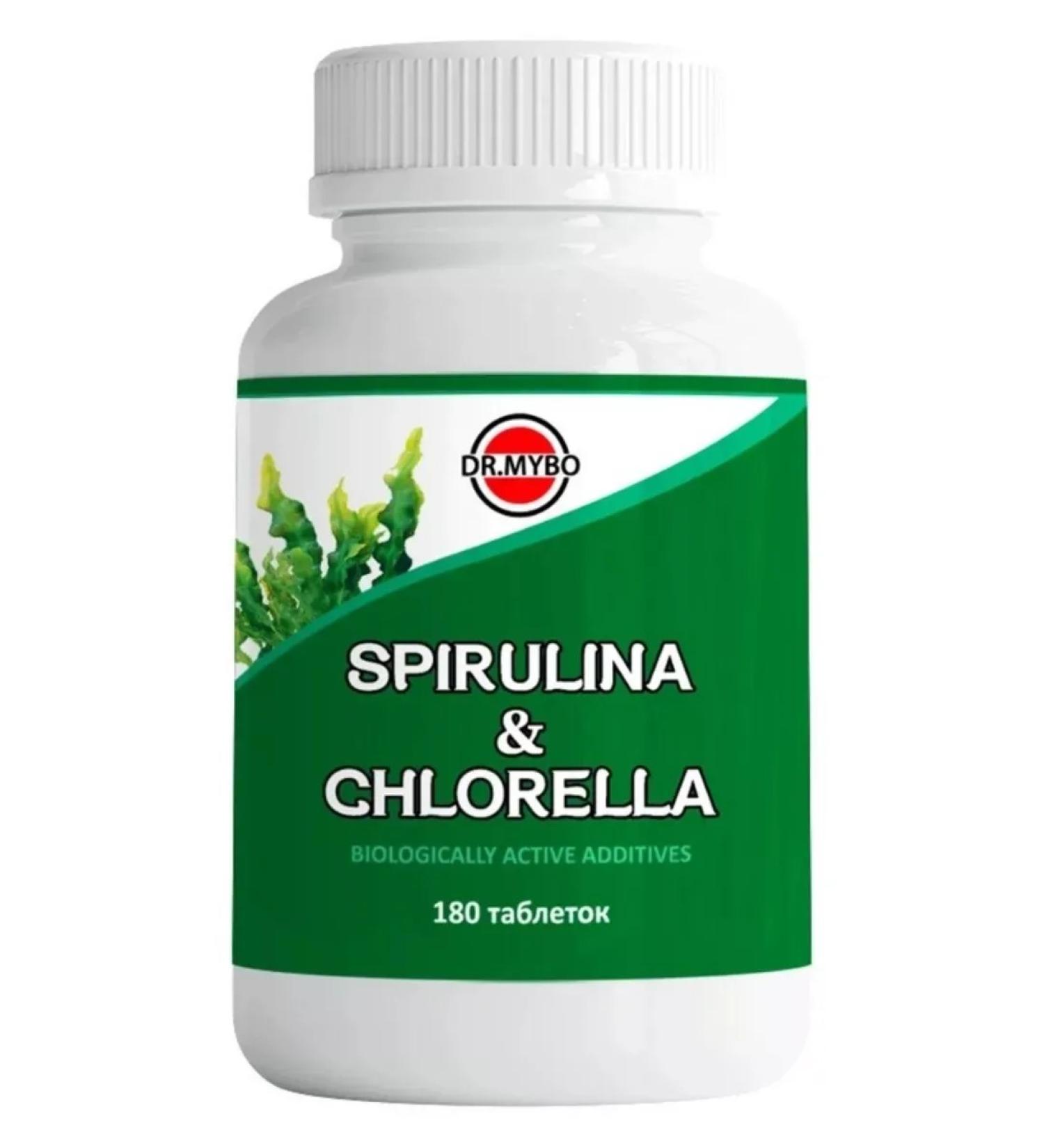 Healthy life Pirulin+chlorella 180 tab