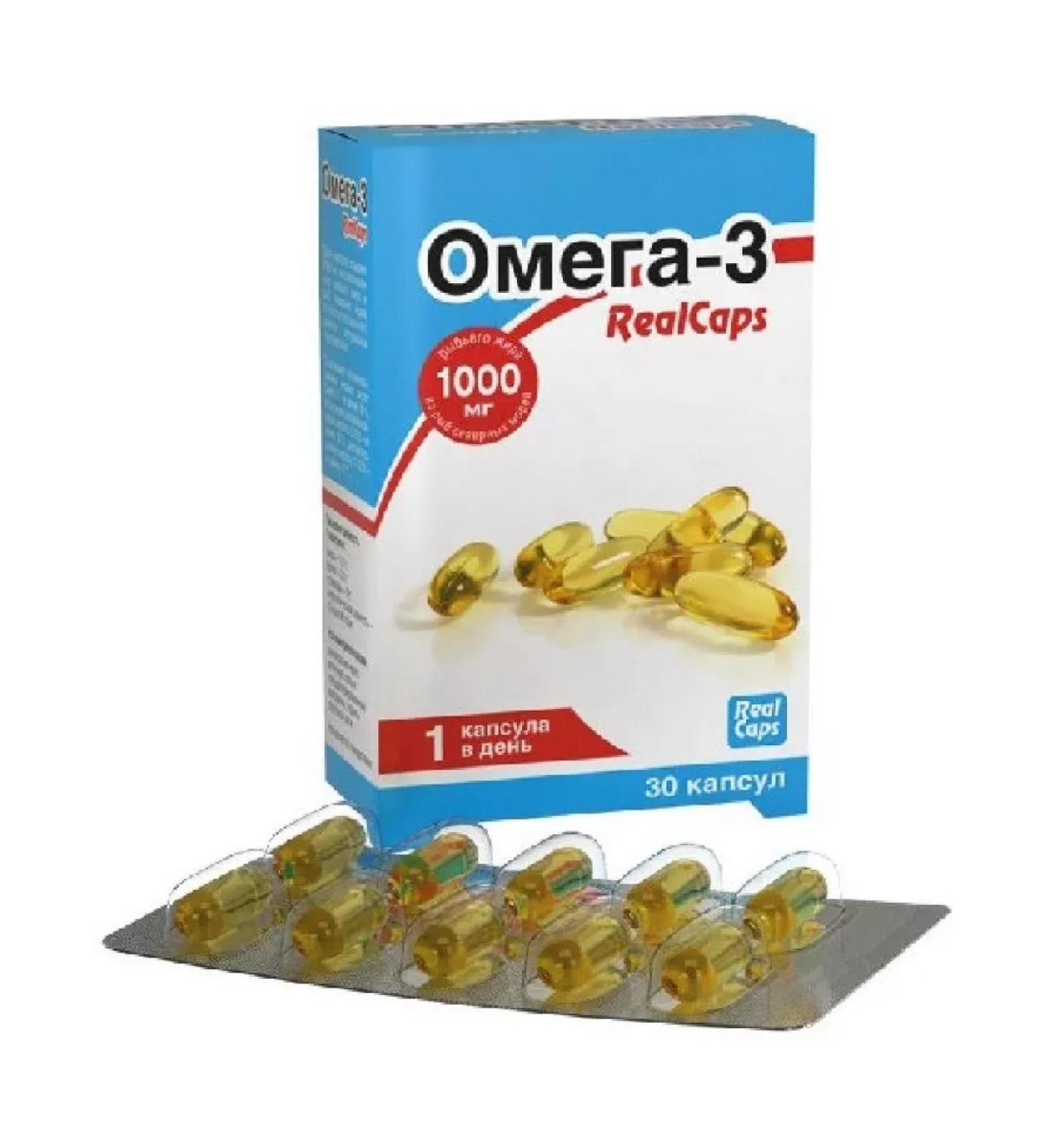 Healthy life Omega-3 RealCaps 30 pcs. Capsules weighing 1400 mg-1pcs